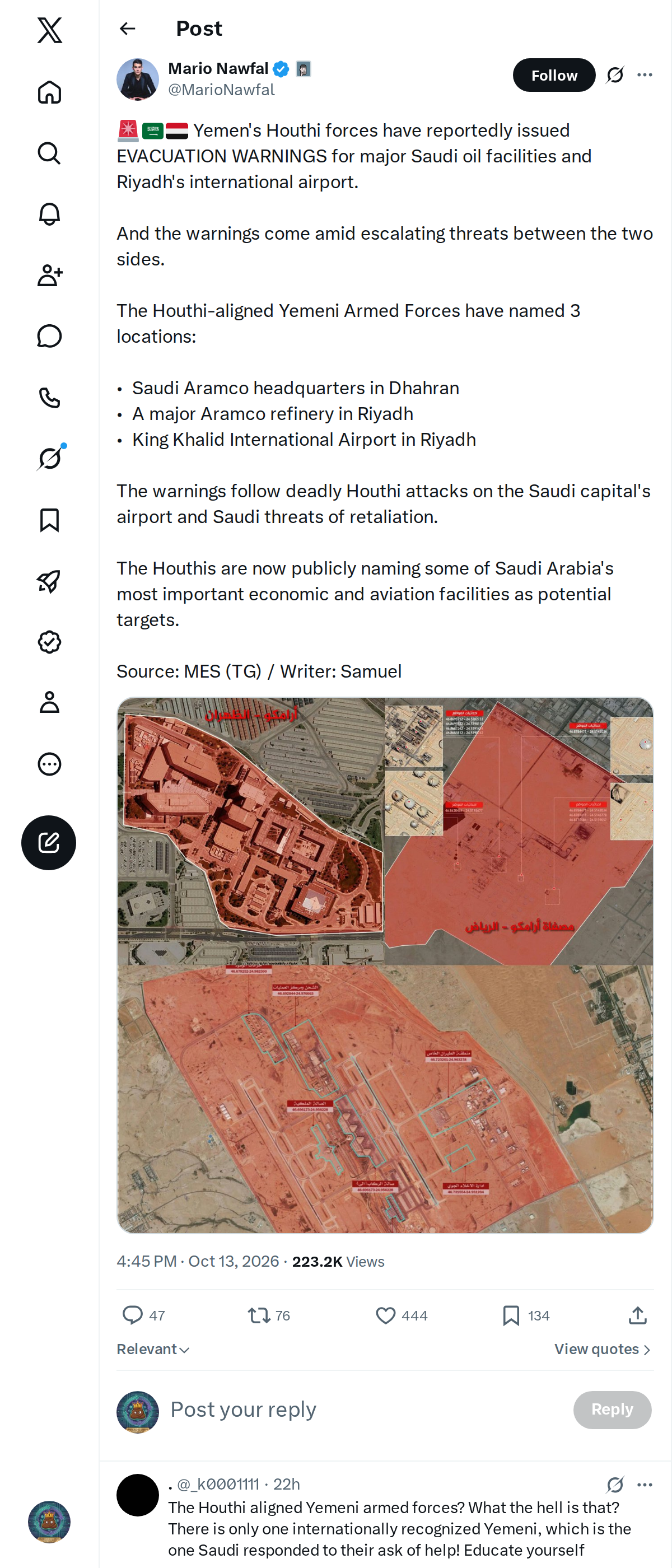 Snapshot 2 of @MarioNawfal's post from 2026-10-13