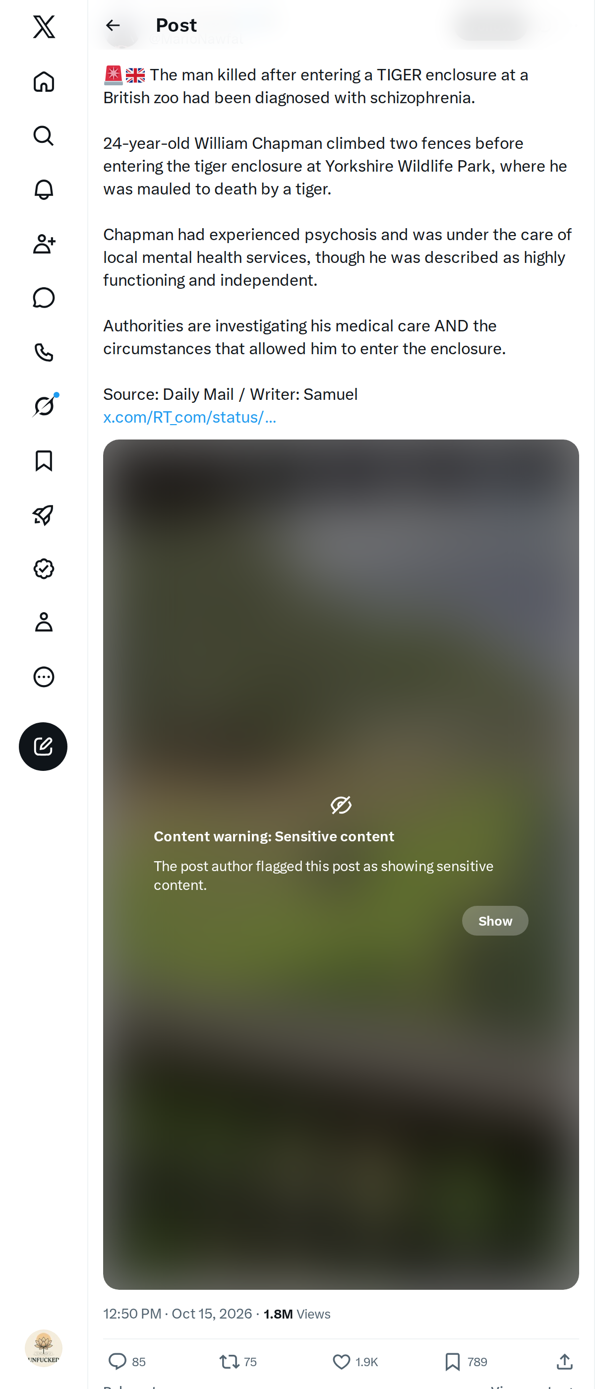 Snapshot 2 of @MarioNawfal's post from 2026-10-15