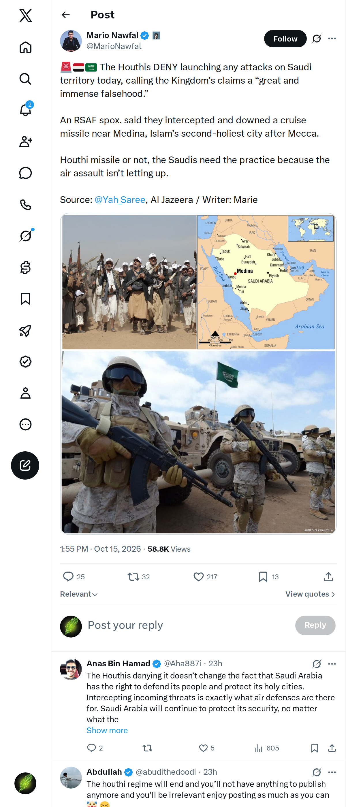 Snapshot 2 of @MarioNawfal's post from 2026-10-15