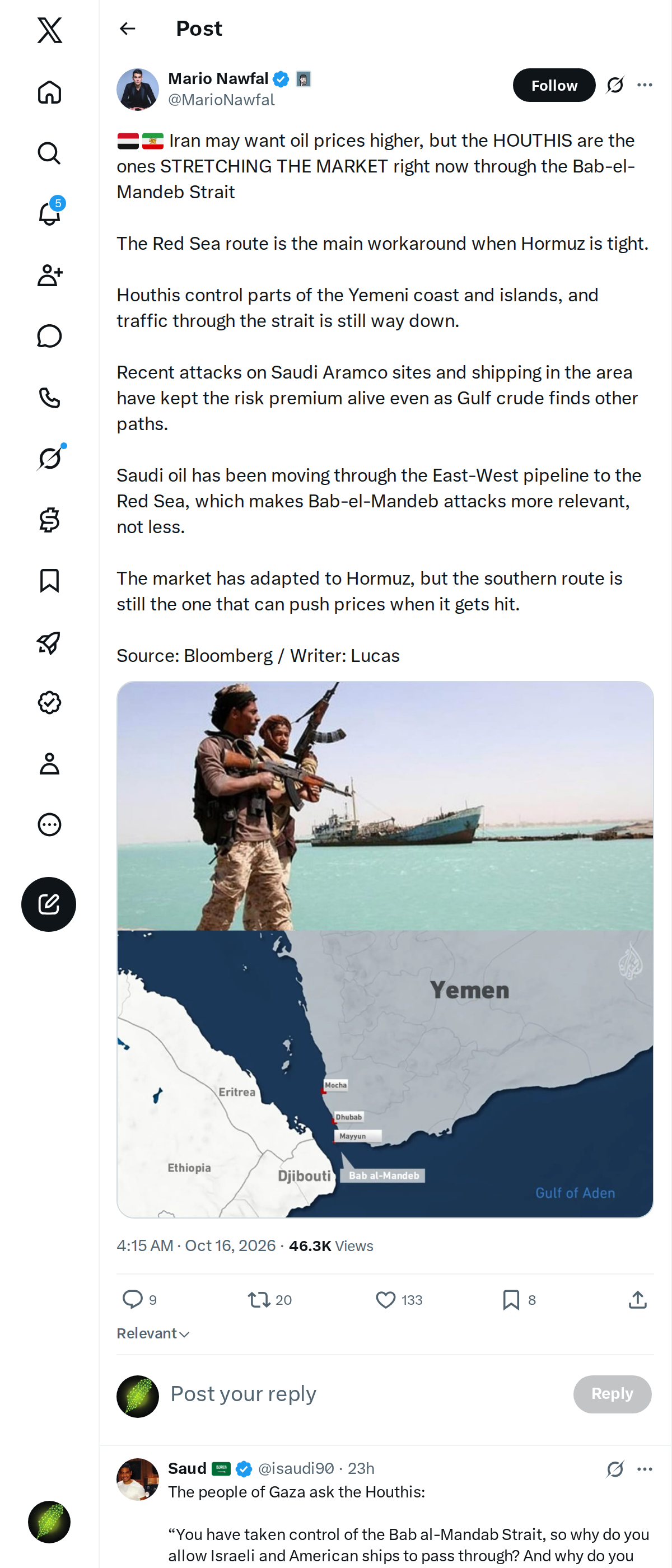 Snapshot 2 of @MarioNawfal's post from 2026-10-16