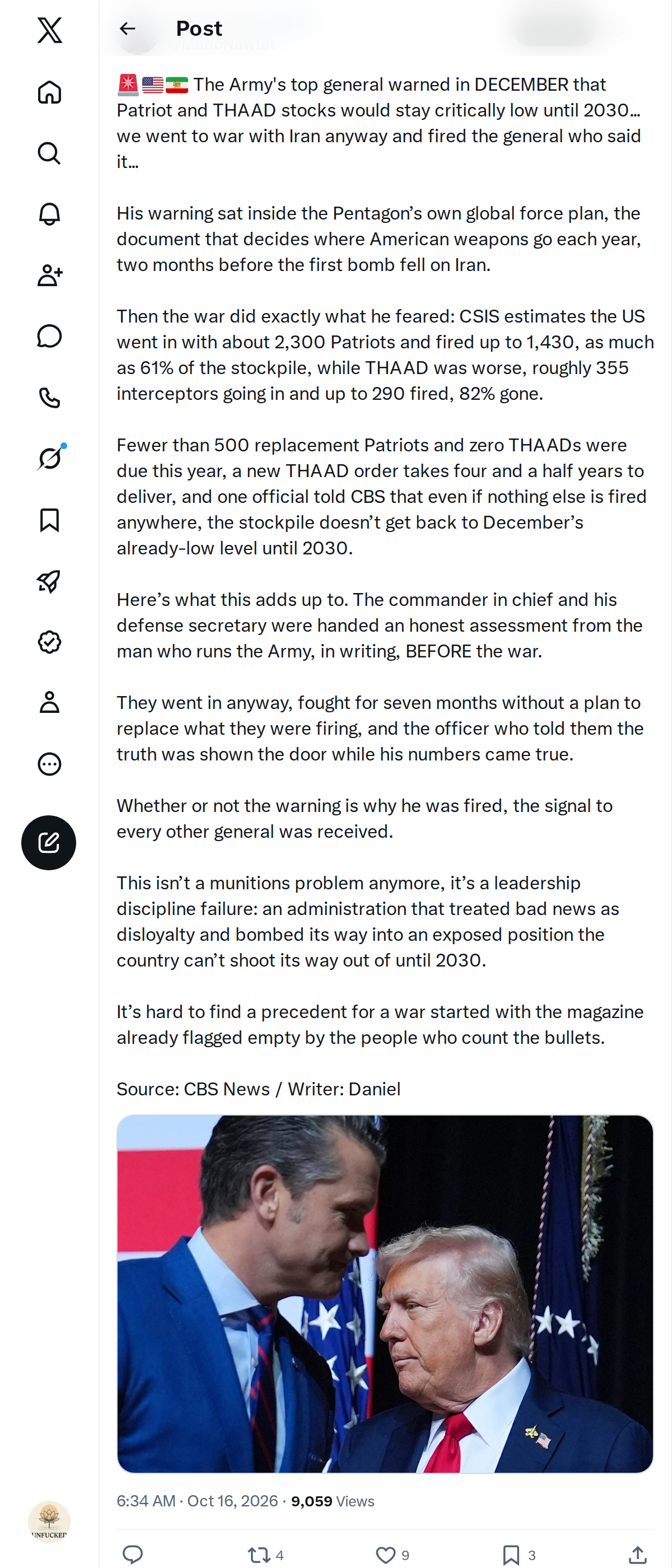 Snapshot 1 of @MarioNawfal's post from 2026-10-16