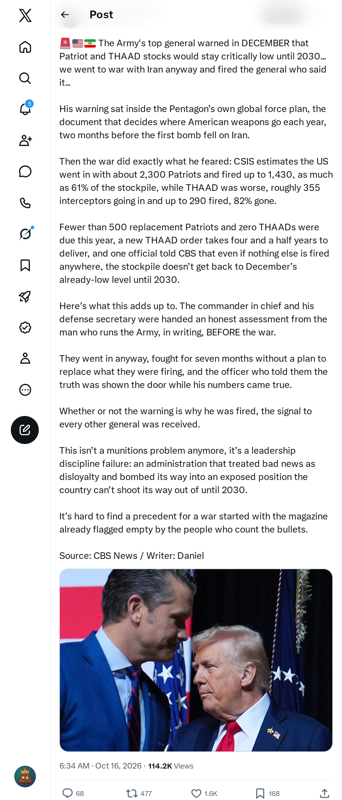 Snapshot 2 of @MarioNawfal's post from 2026-10-16