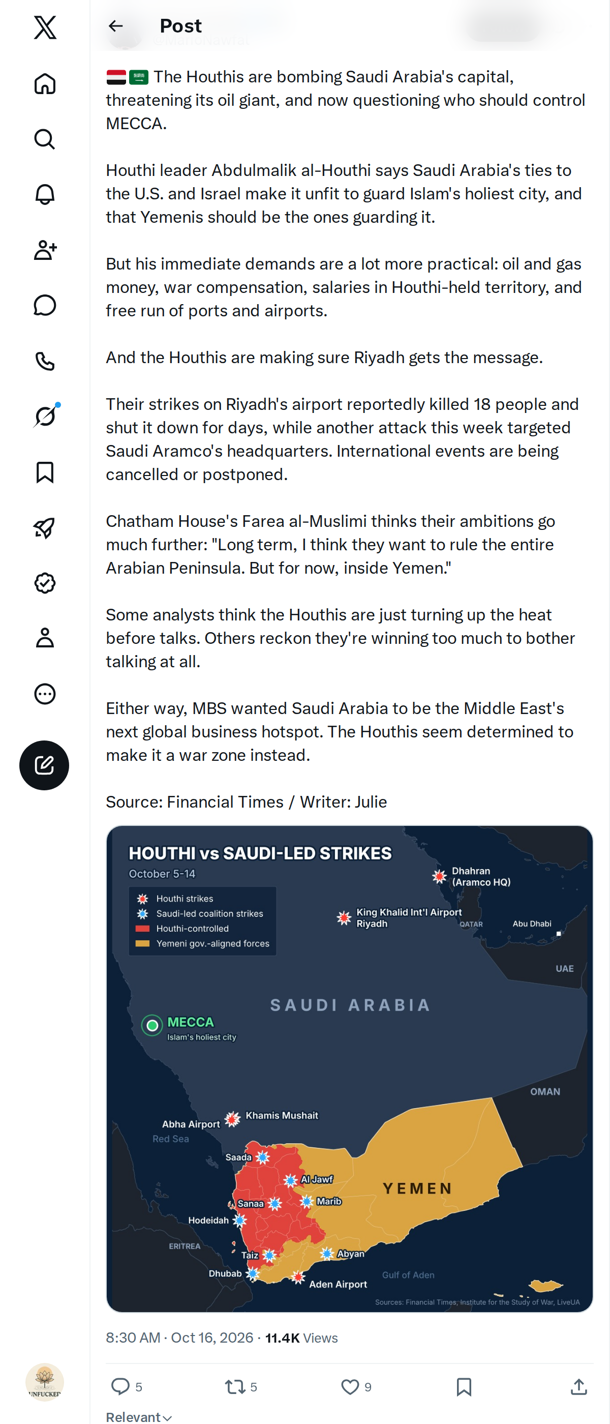 Snapshot 1 of @MarioNawfal's post from 2026-10-16