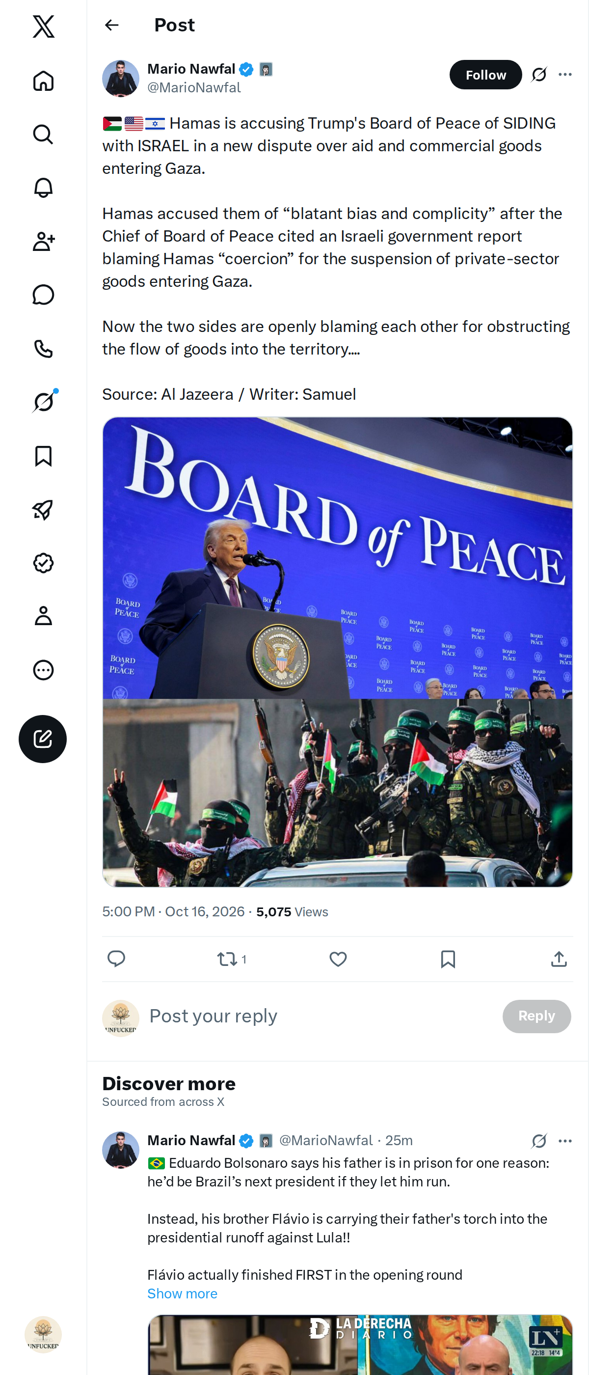 Snapshot 1 of @MarioNawfal's post from 2026-10-16