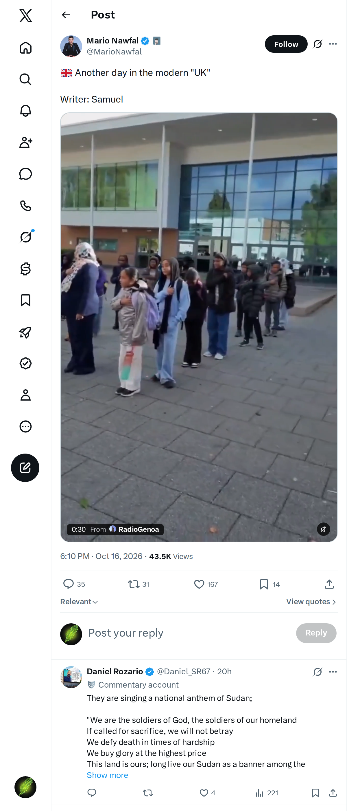 Snapshot 2 of @MarioNawfal's post from 2026-10-16