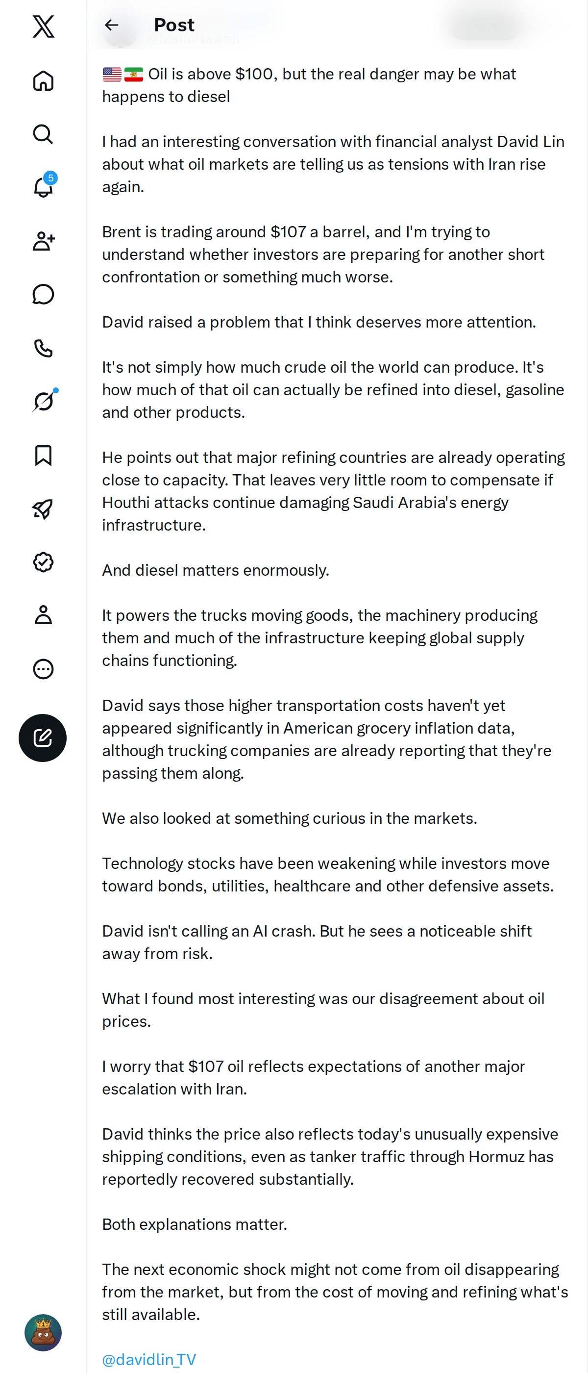 Snapshot 2 of @MarioNawfal's post from 2026-10-16