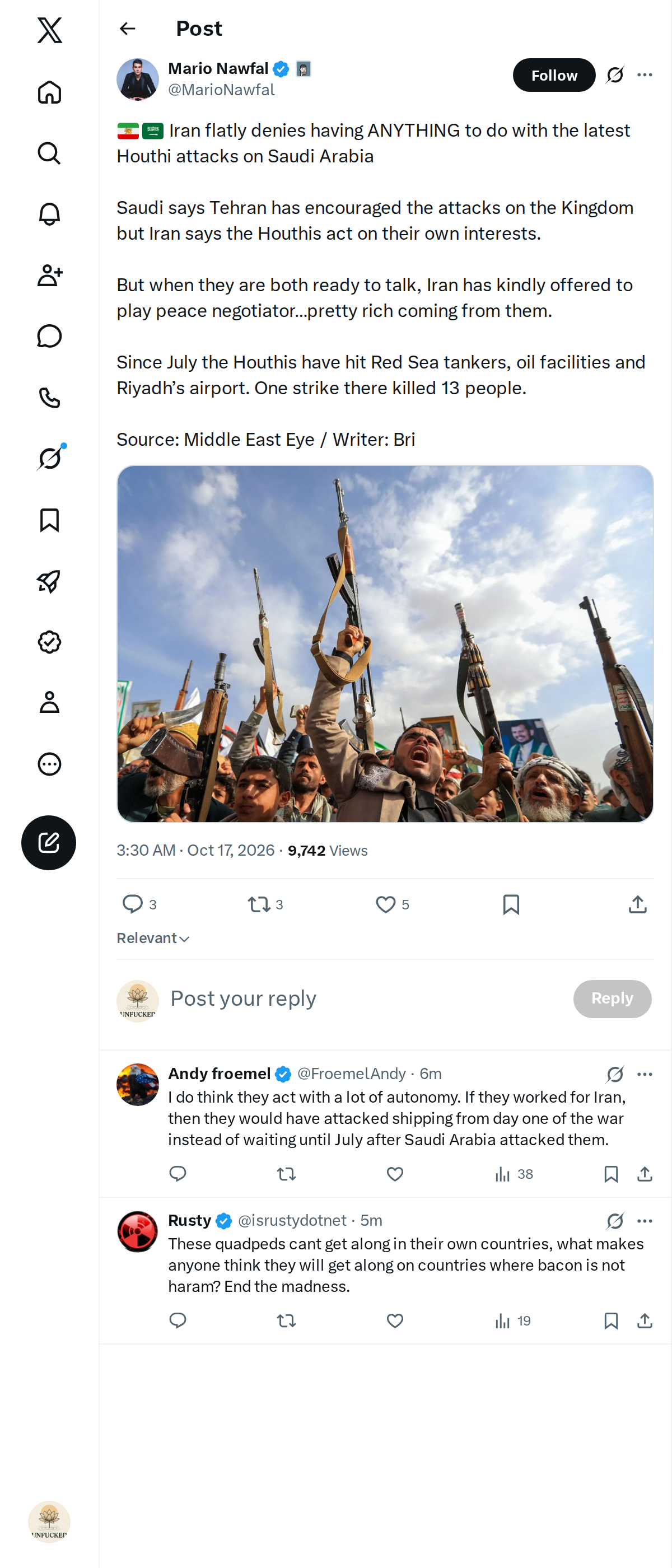 Snapshot 1 of @MarioNawfal's post from 2026-10-17