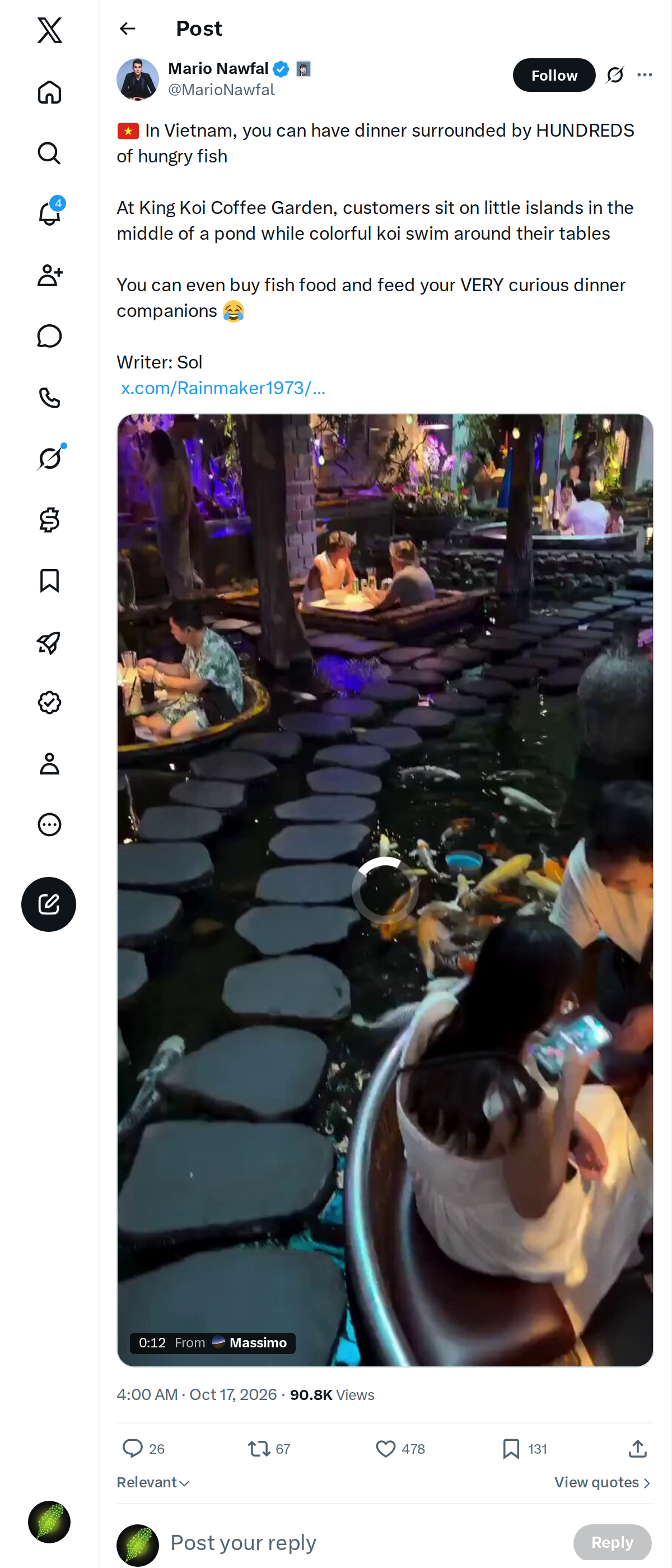 Snapshot 2 of @MarioNawfal's post from 2026-10-17