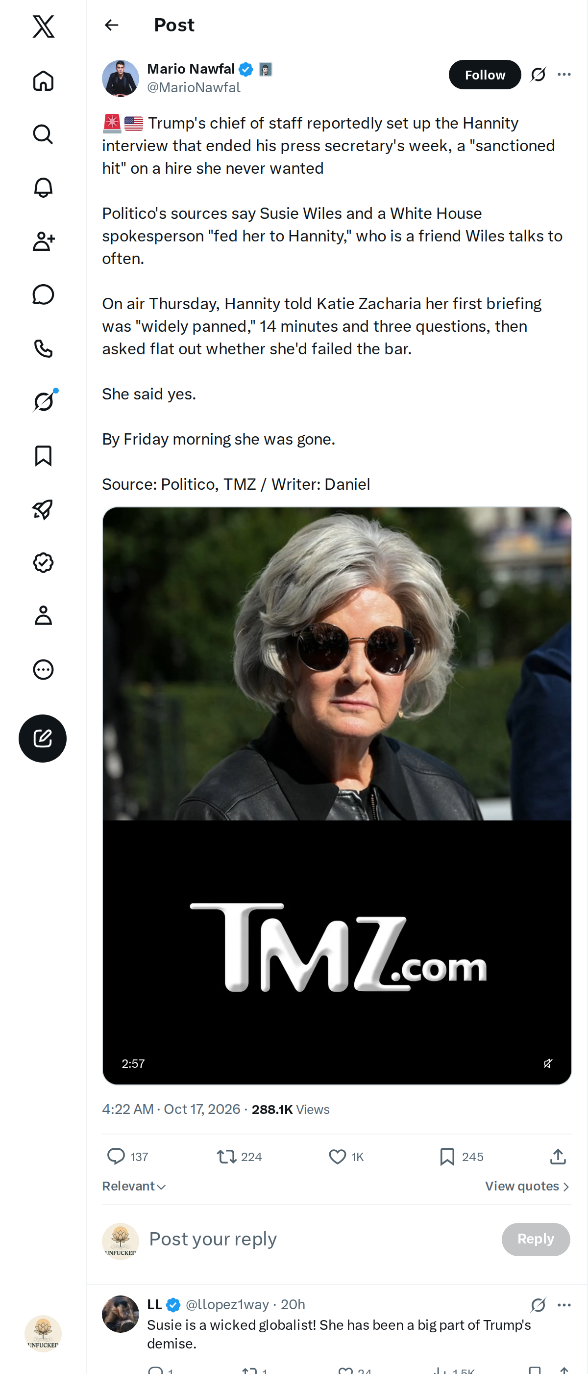 Snapshot 2 of @MarioNawfal's post from 2026-10-17