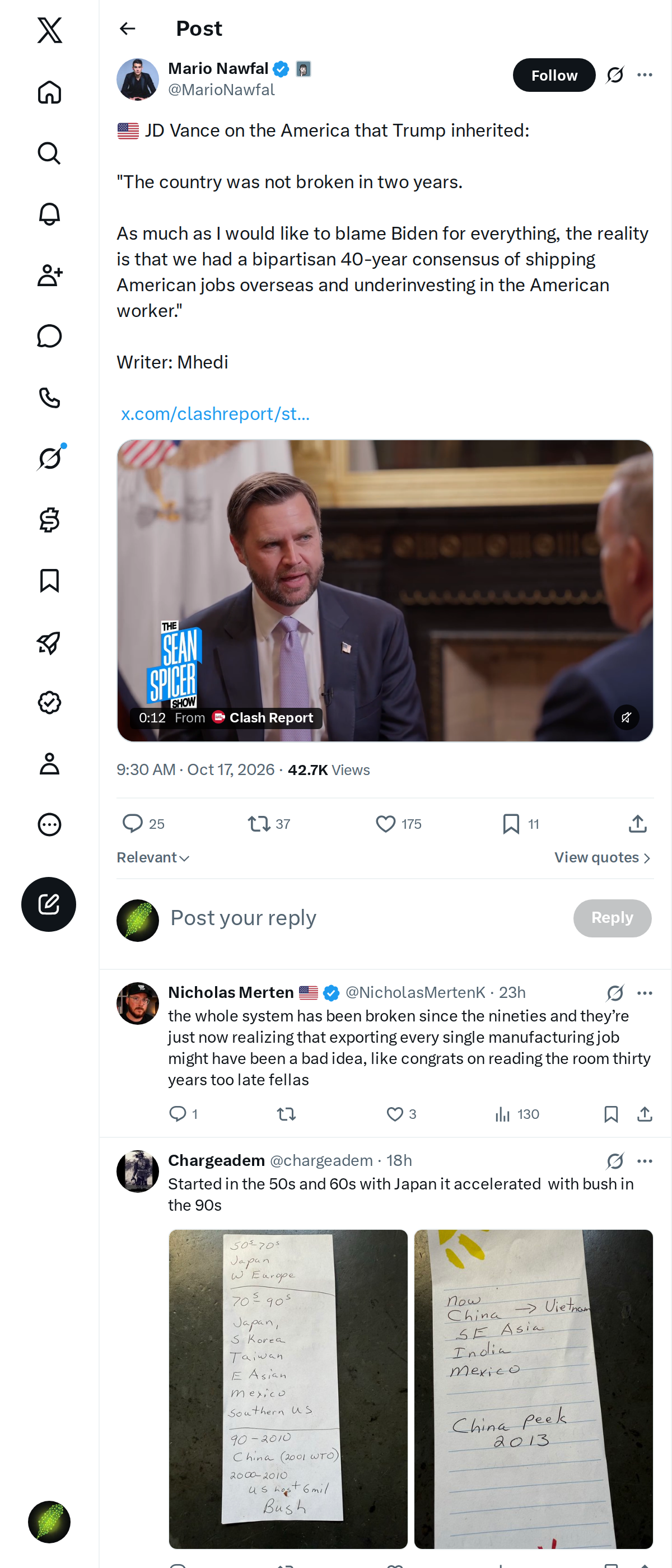 Snapshot 2 of @MarioNawfal's post from 2026-10-17