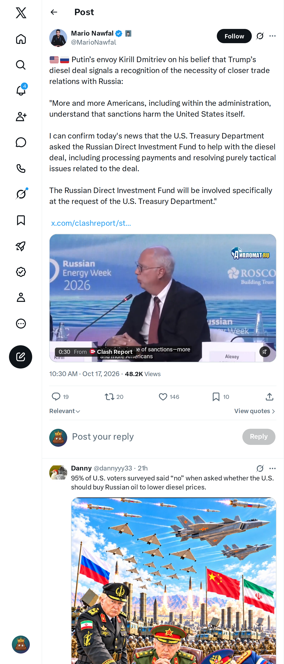 Snapshot 2 of @MarioNawfal's post from 2026-10-17