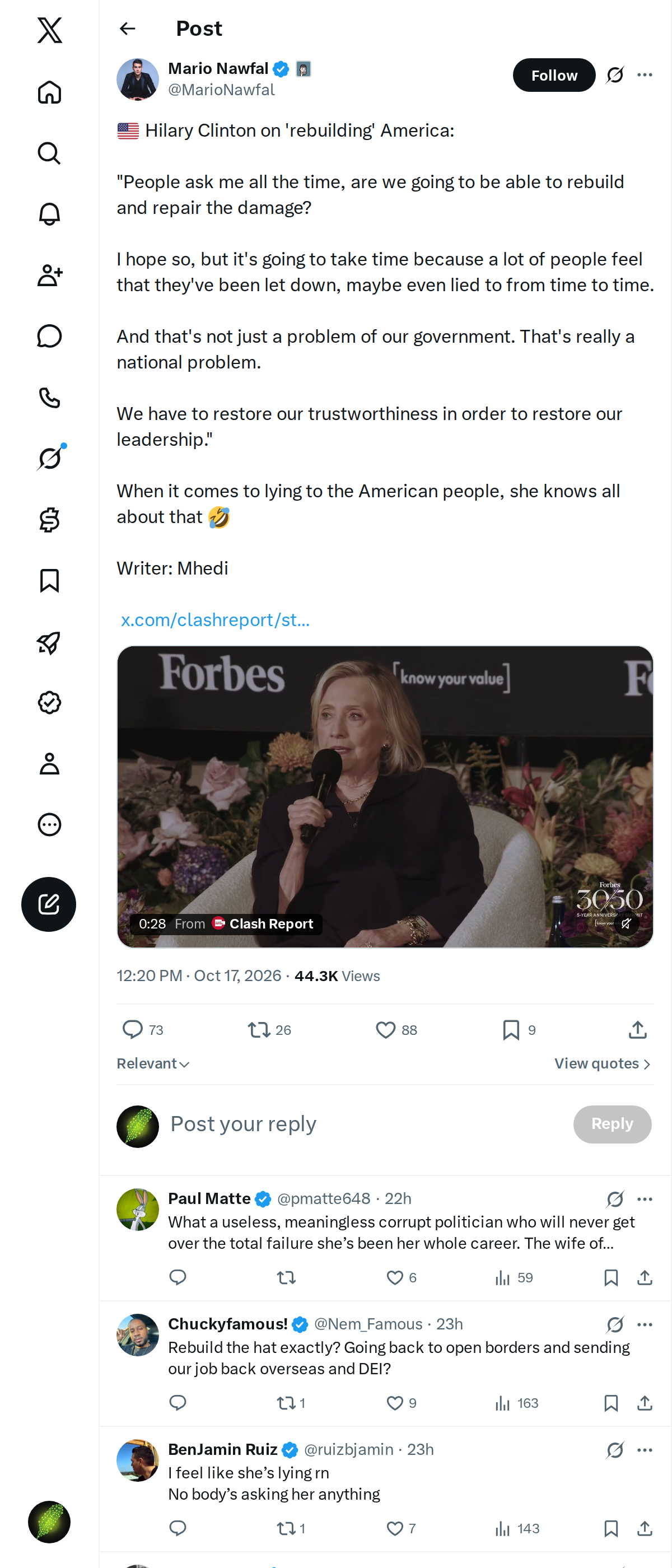Snapshot 2 of @MarioNawfal's post from 2026-10-17