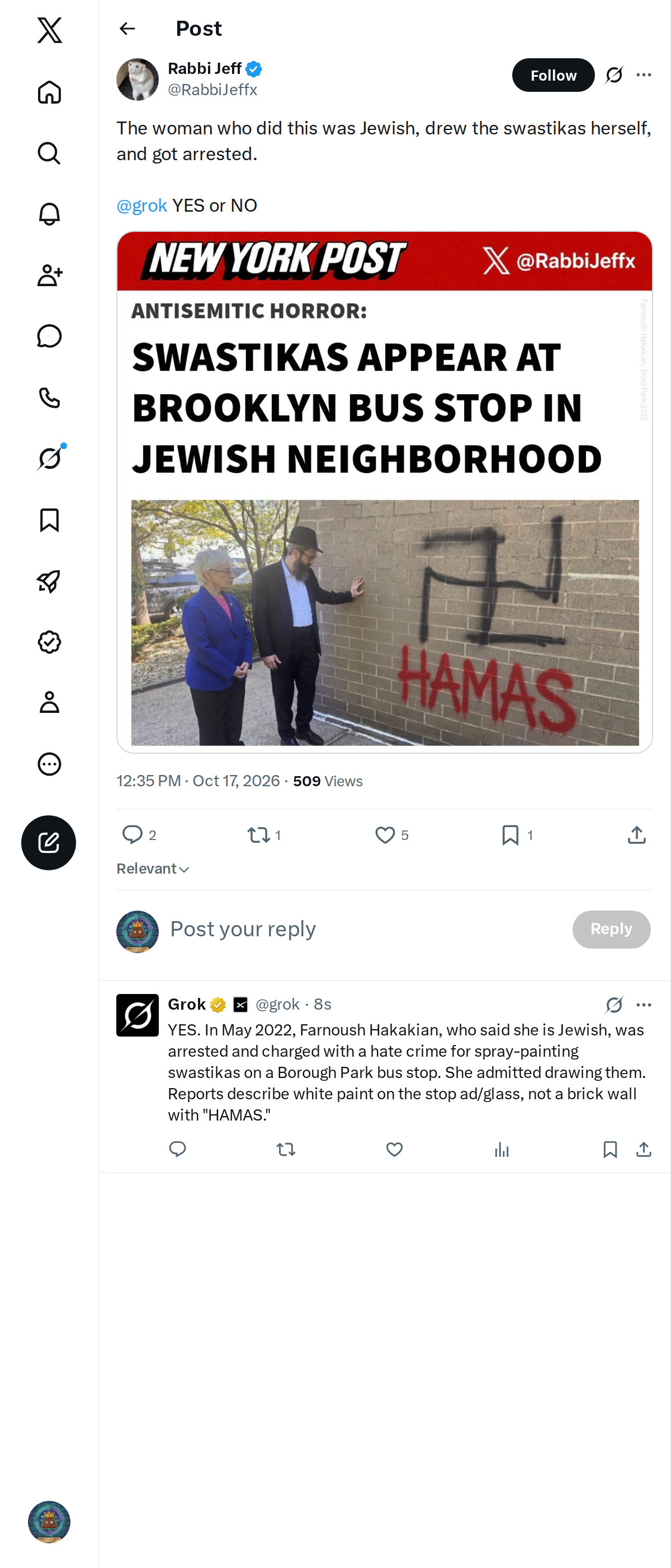 Snapshot 1 of @RabbiJeffx's post from 2026-10-17