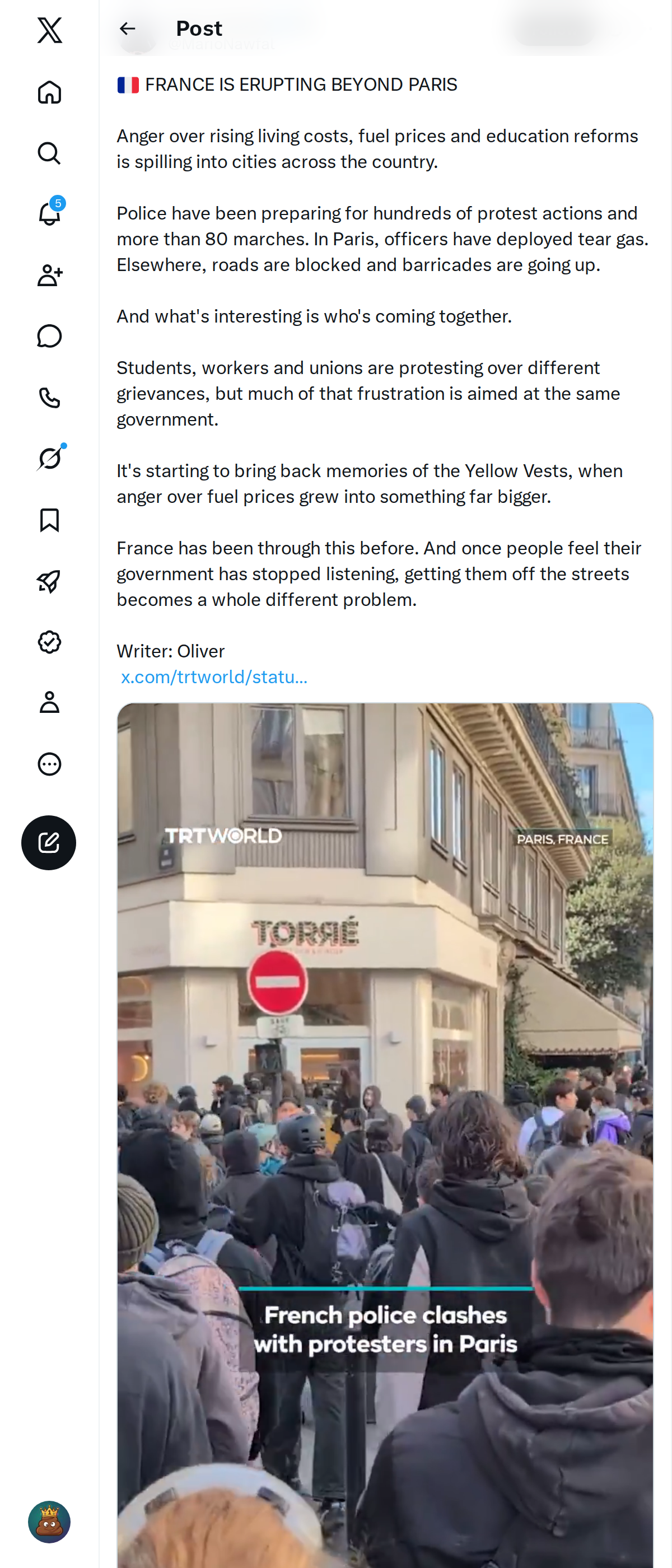 Snapshot 1 of @MarioNawfal's post from 2026-10-17