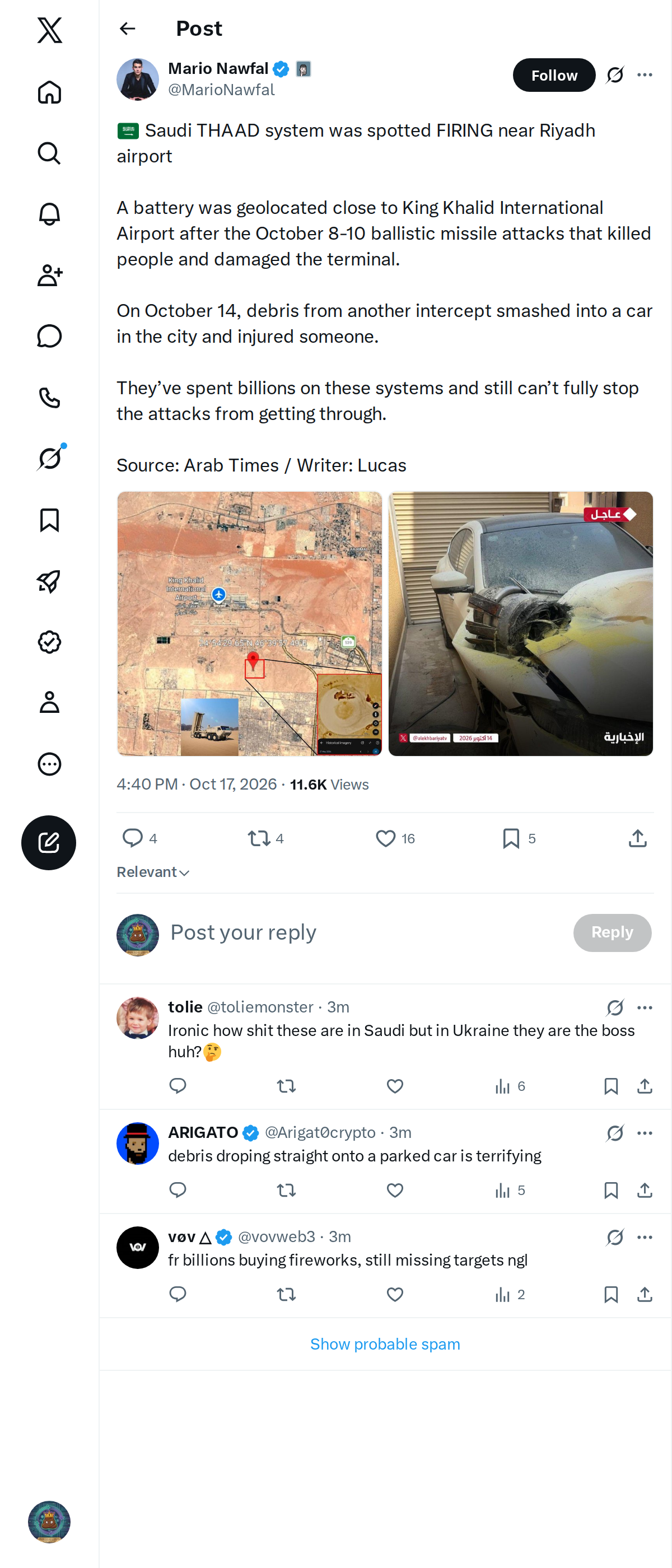 Snapshot 1 of @MarioNawfal's post from 2026-10-17