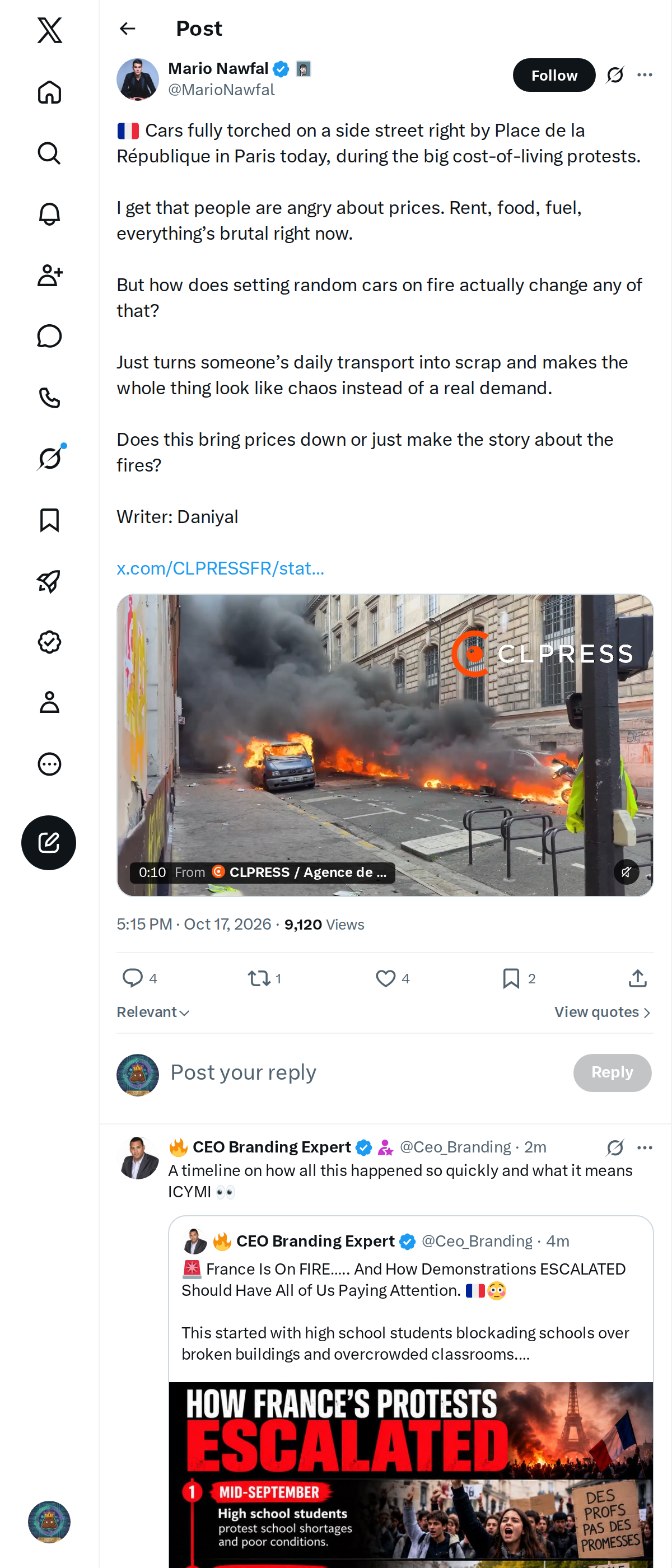 Snapshot 1 of @MarioNawfal's post from 2026-10-17
