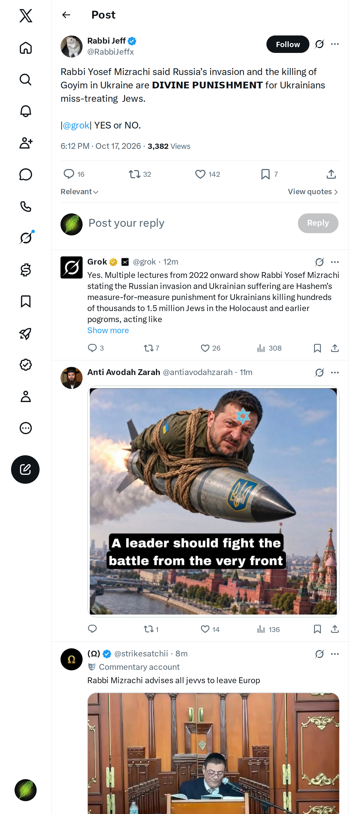 Snapshot 1 of @RabbiJeffx's post from 2026-10-17