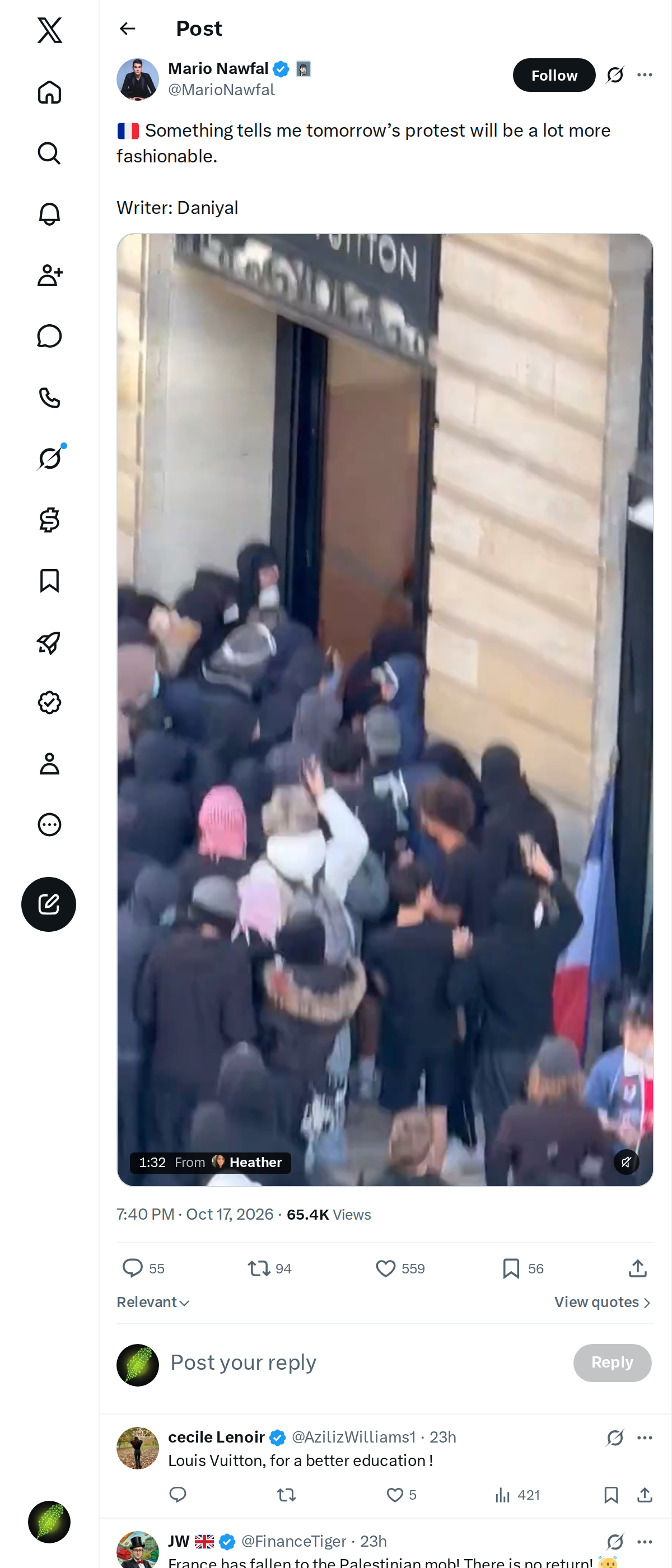 Snapshot 2 of @MarioNawfal's post from 2026-10-17