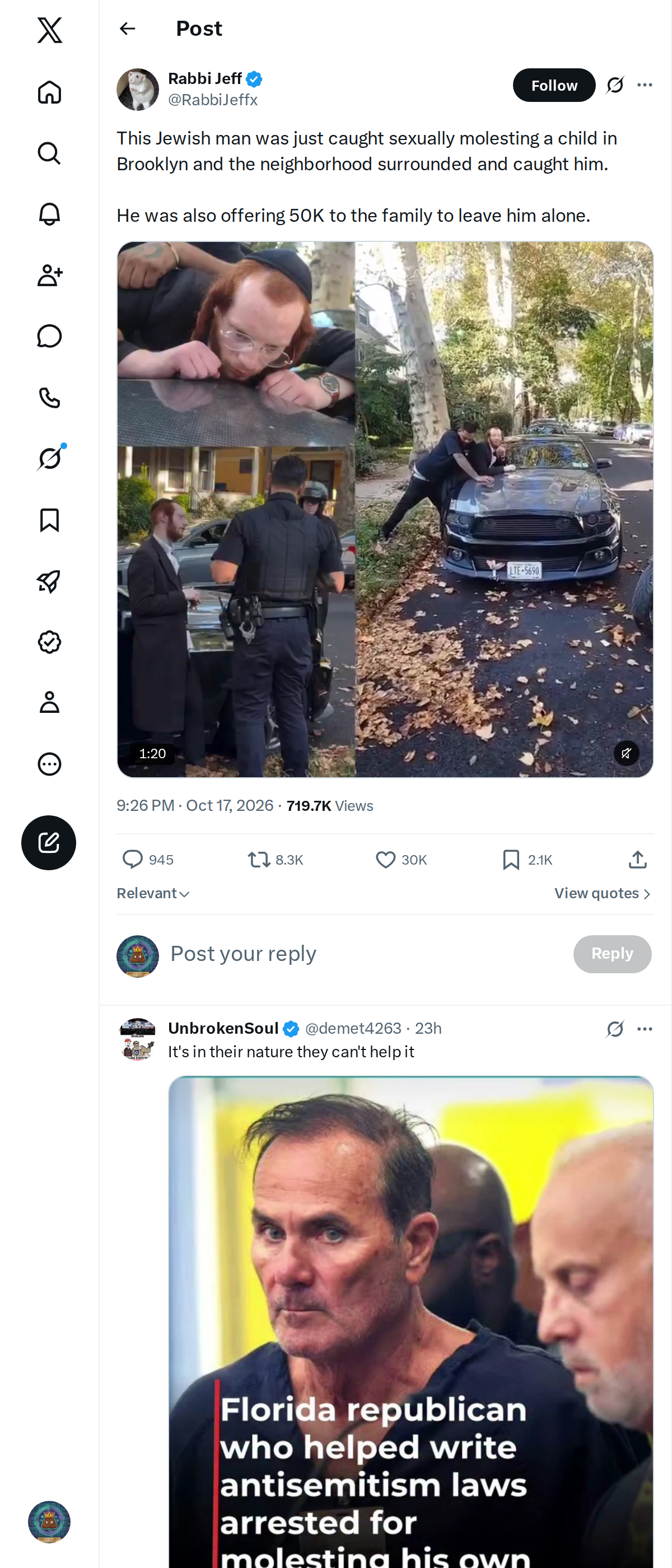 Snapshot 2 of @RabbiJeffx's post from 2026-10-17