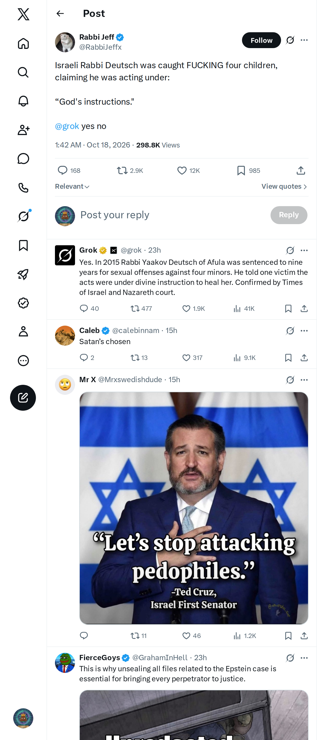 Snapshot 2 of @RabbiJeffx's post from 2026-10-17