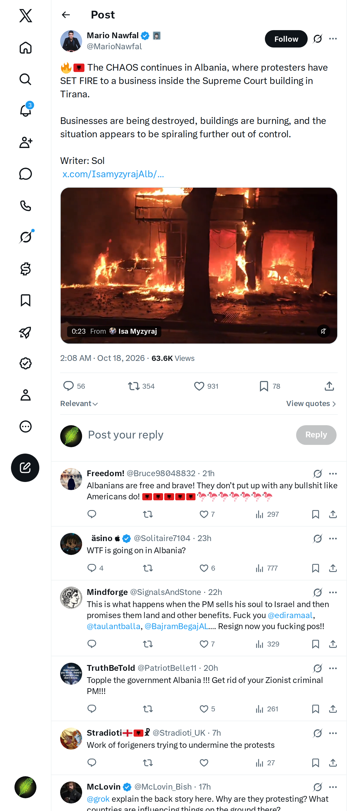Snapshot 2 of @MarioNawfal's post from 2026-10-18
