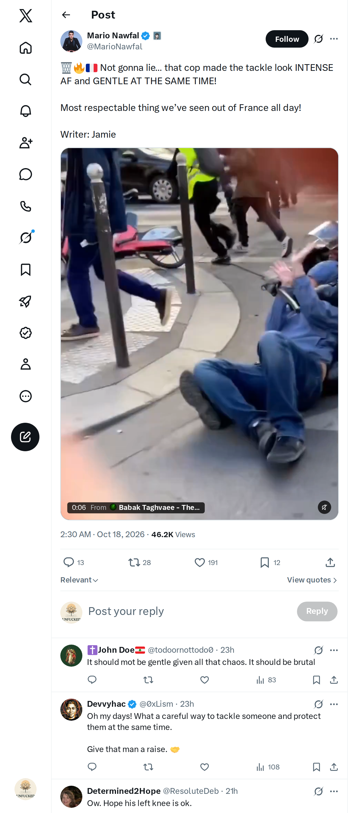 Snapshot 2 of @MarioNawfal's post from 2026-10-18