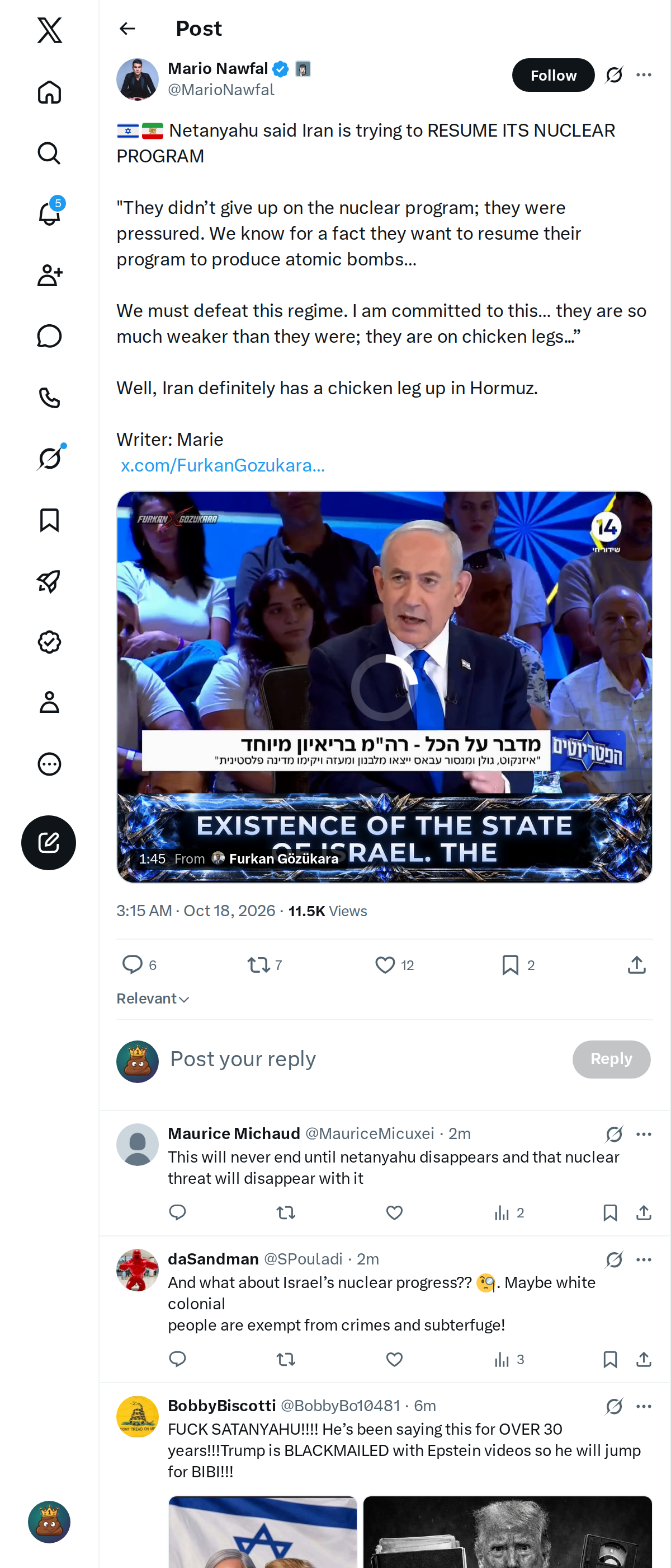 Snapshot 1 of @MarioNawfal's post from 2026-10-18