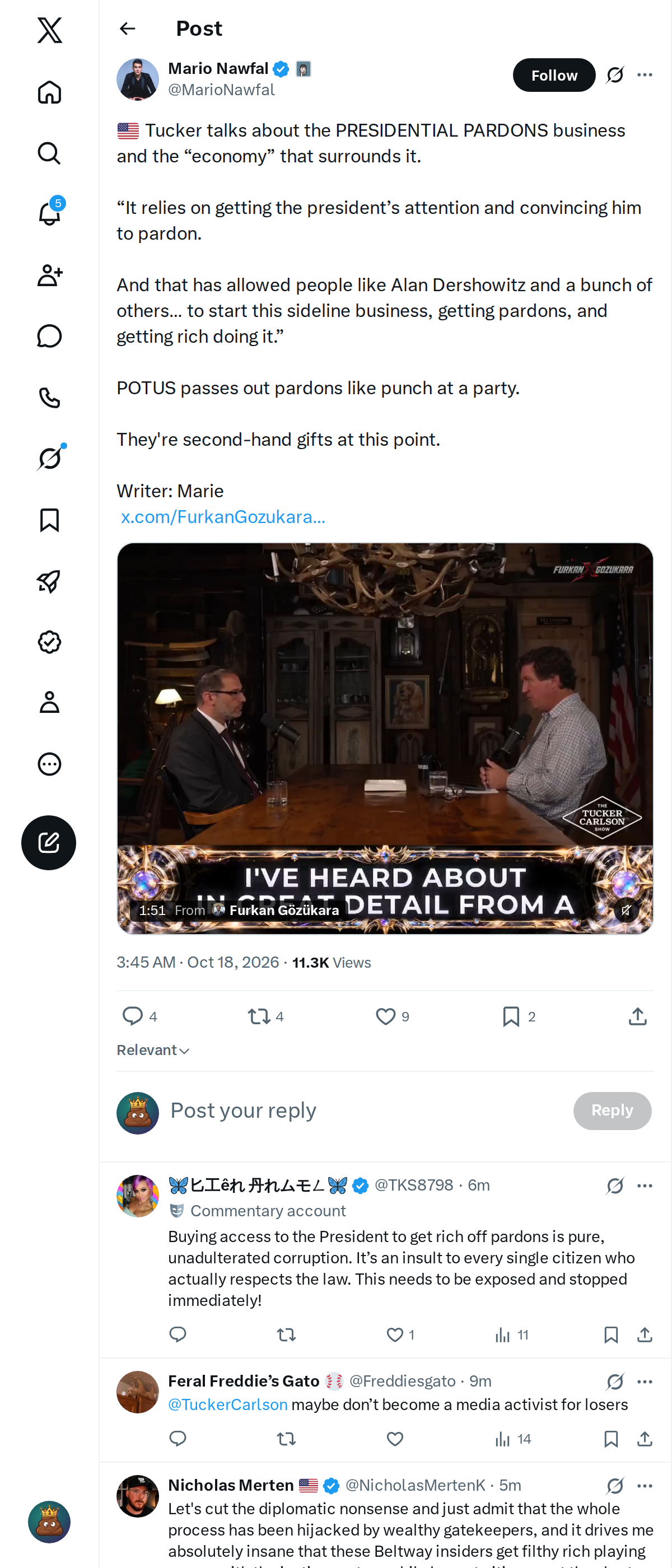 Snapshot 1 of @MarioNawfal's post from 2026-10-18