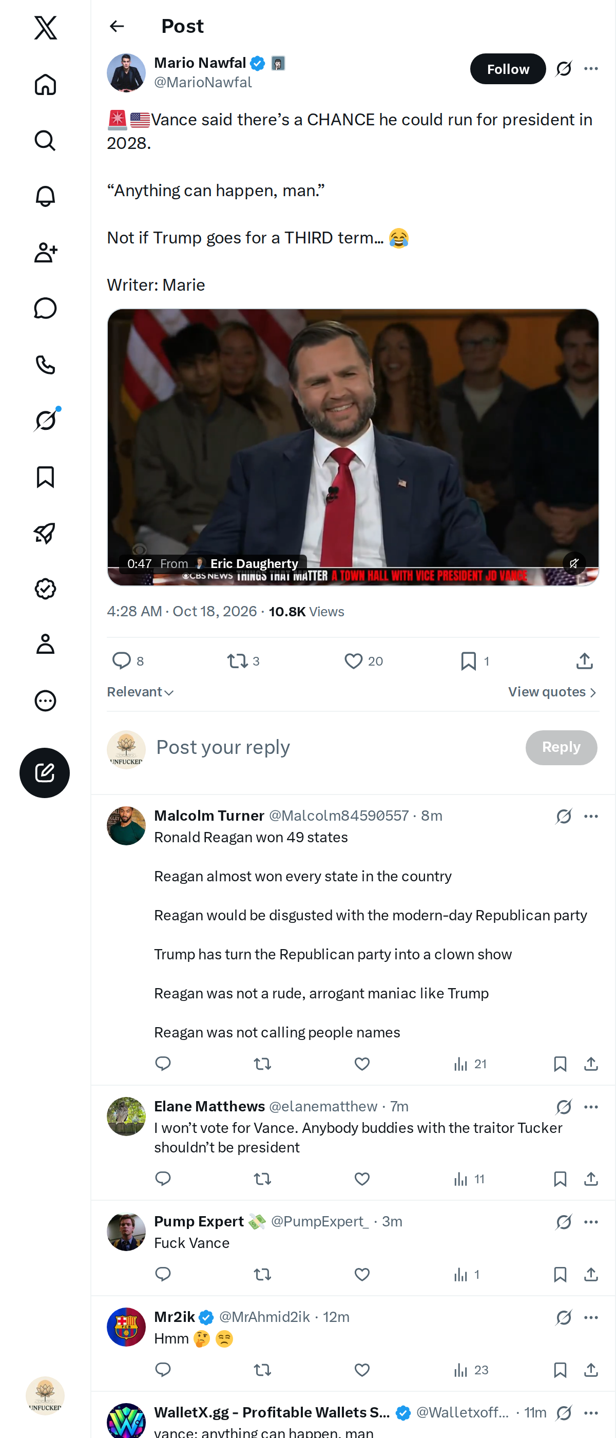 Snapshot 1 of @MarioNawfal's post from 2026-10-18