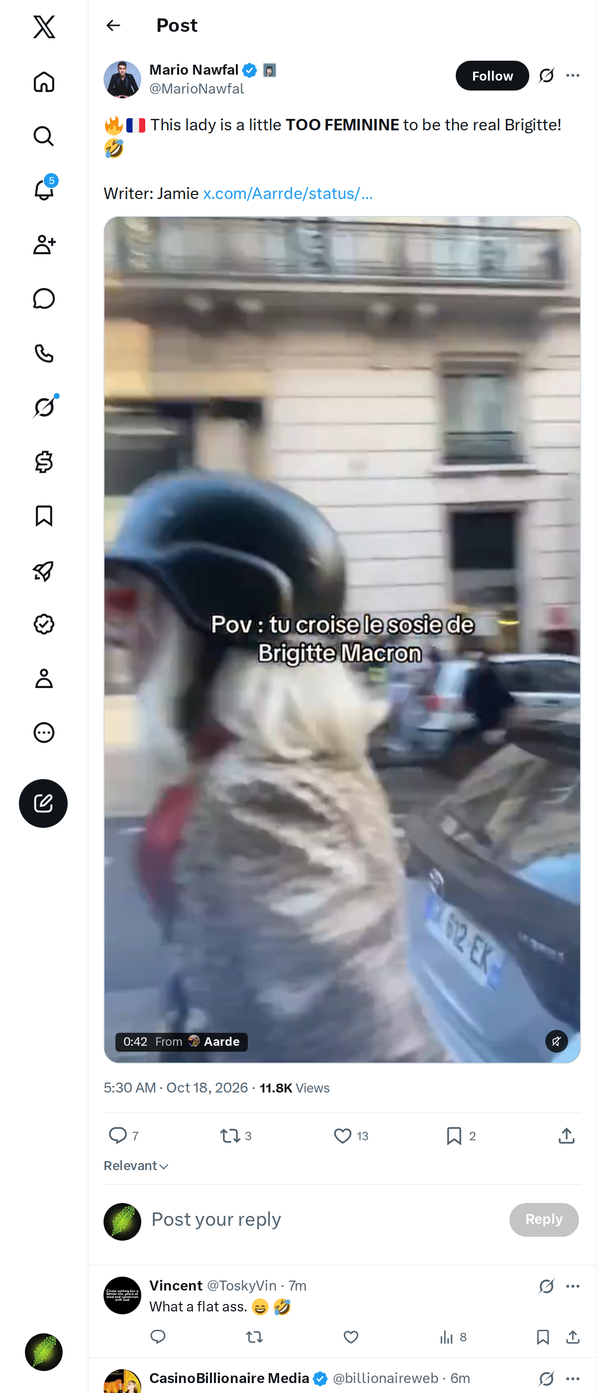 Snapshot 1 of @MarioNawfal's post from 2026-10-18