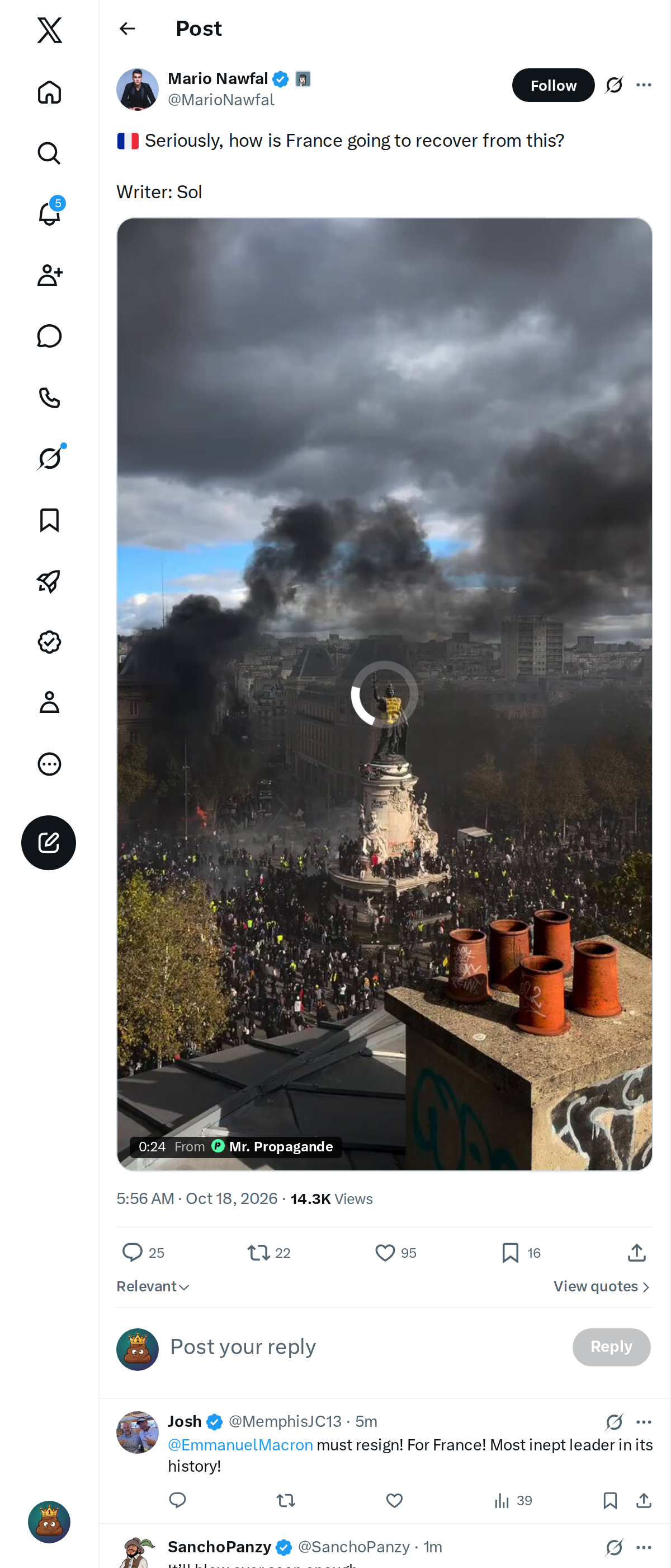 Snapshot 1 of @MarioNawfal's post from 2026-10-18