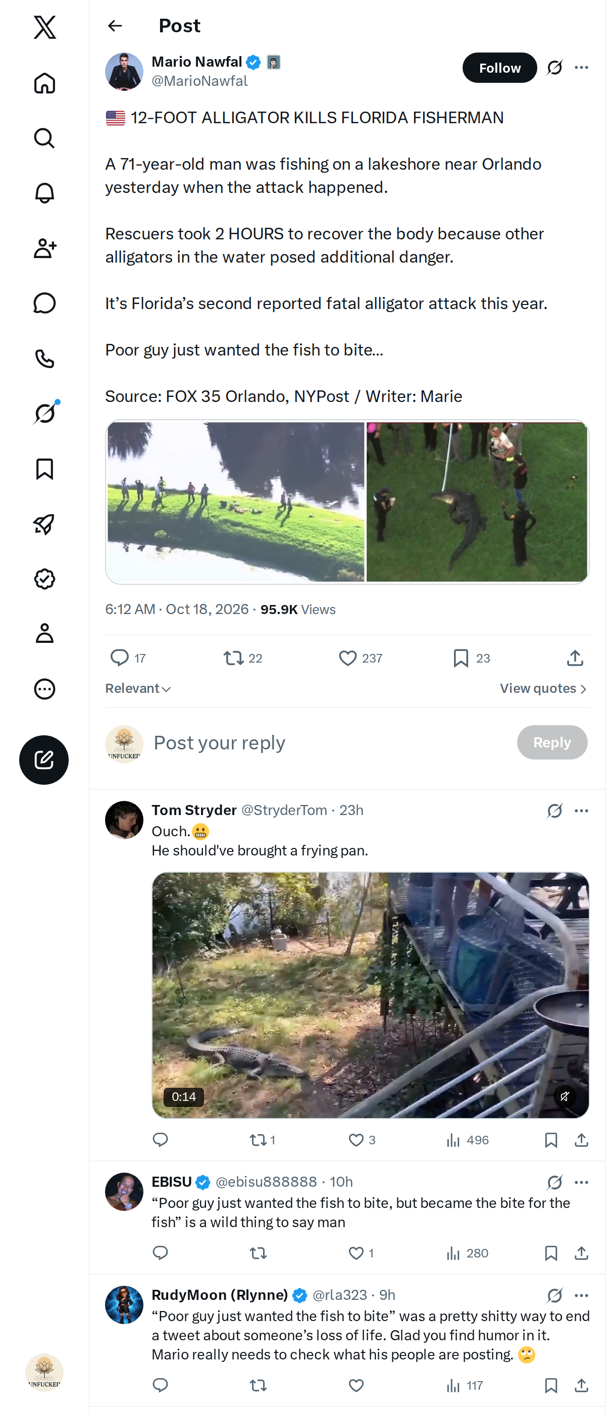 Snapshot 2 of @MarioNawfal's post from 2026-10-18