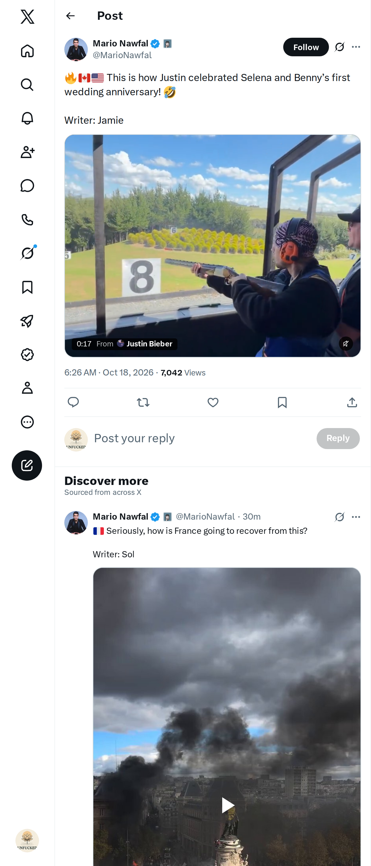 Snapshot 1 of @MarioNawfal's post from 2026-10-18