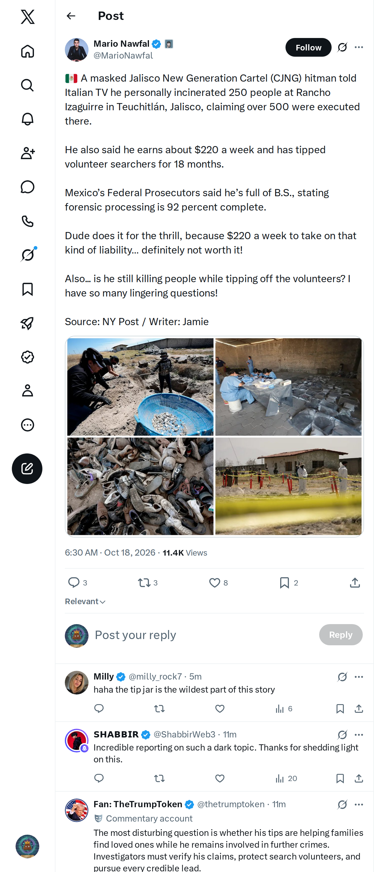 Snapshot 1 of @MarioNawfal's post from 2026-10-18