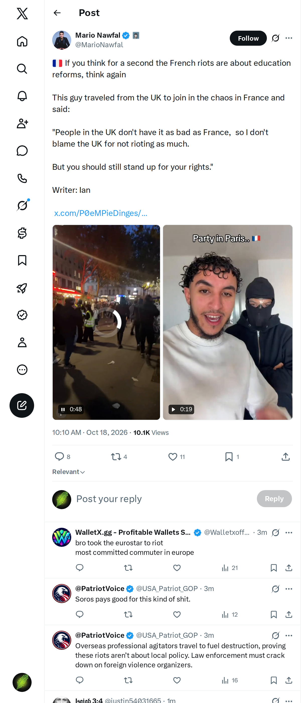 Snapshot 1 of @MarioNawfal's post from 2026-10-18