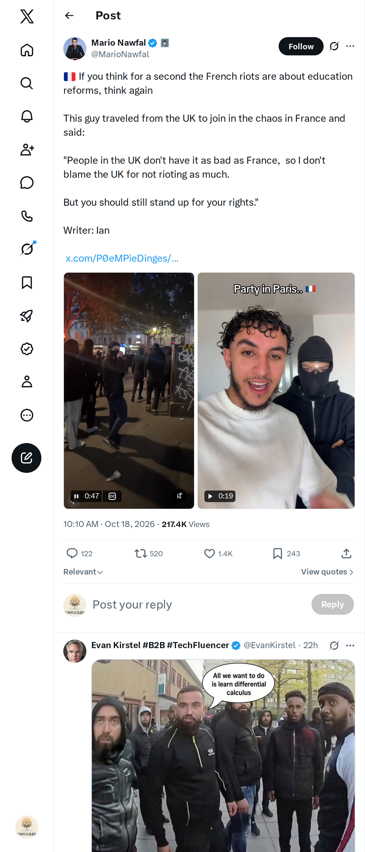 Snapshot 2 of @MarioNawfal's post from 2026-10-18