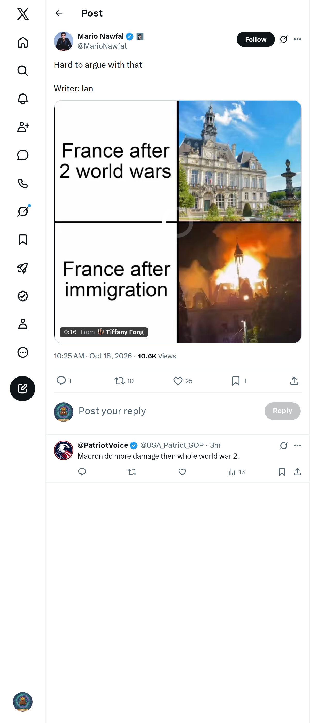Snapshot 1 of @MarioNawfal's post from 2026-10-18