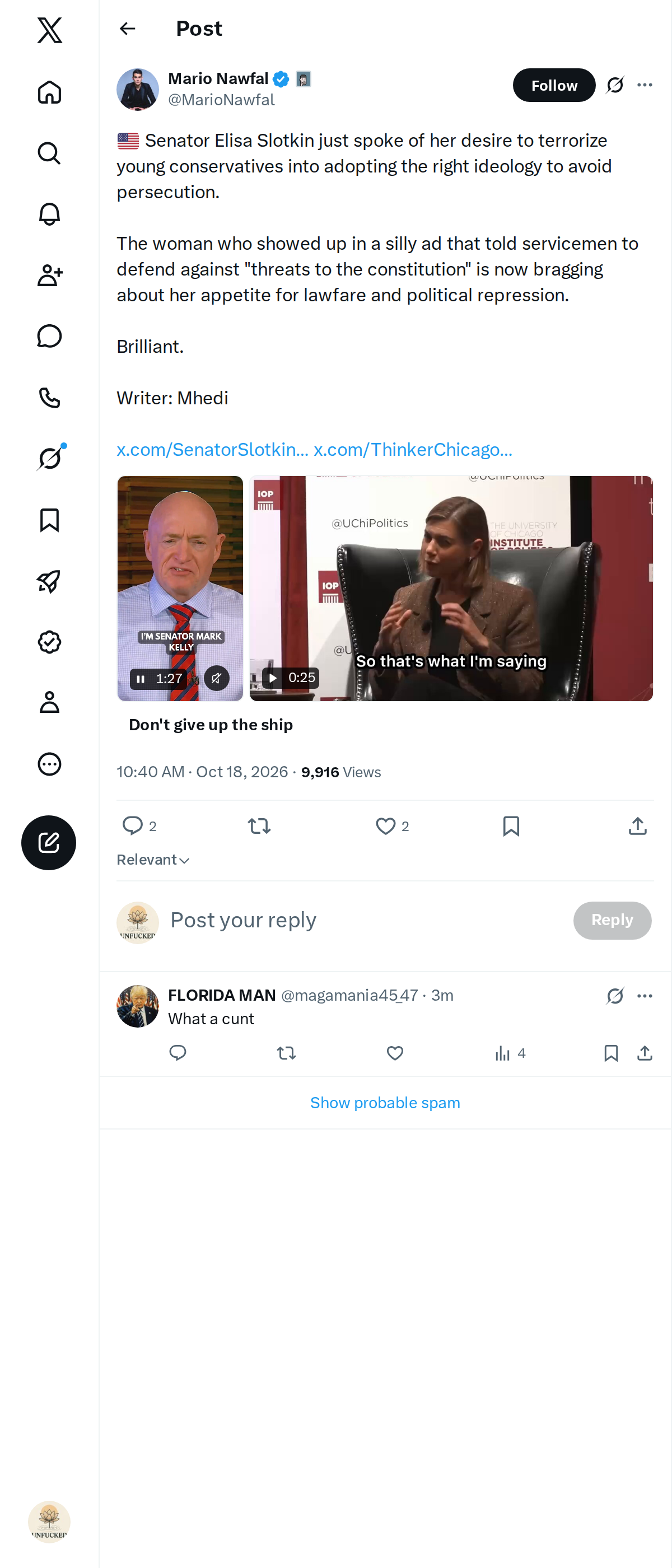 Snapshot 1 of @MarioNawfal's post from 2026-10-18
