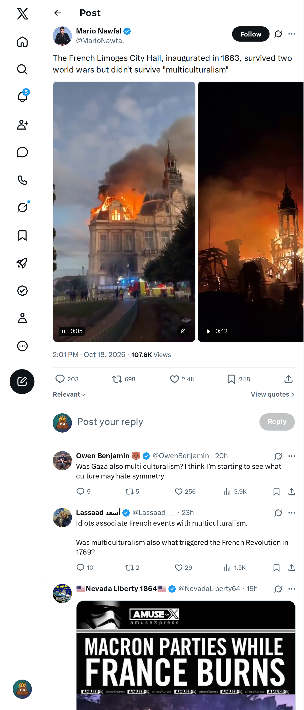 Snapshot 2 of @MarioNawfal's post from 2026-10-18