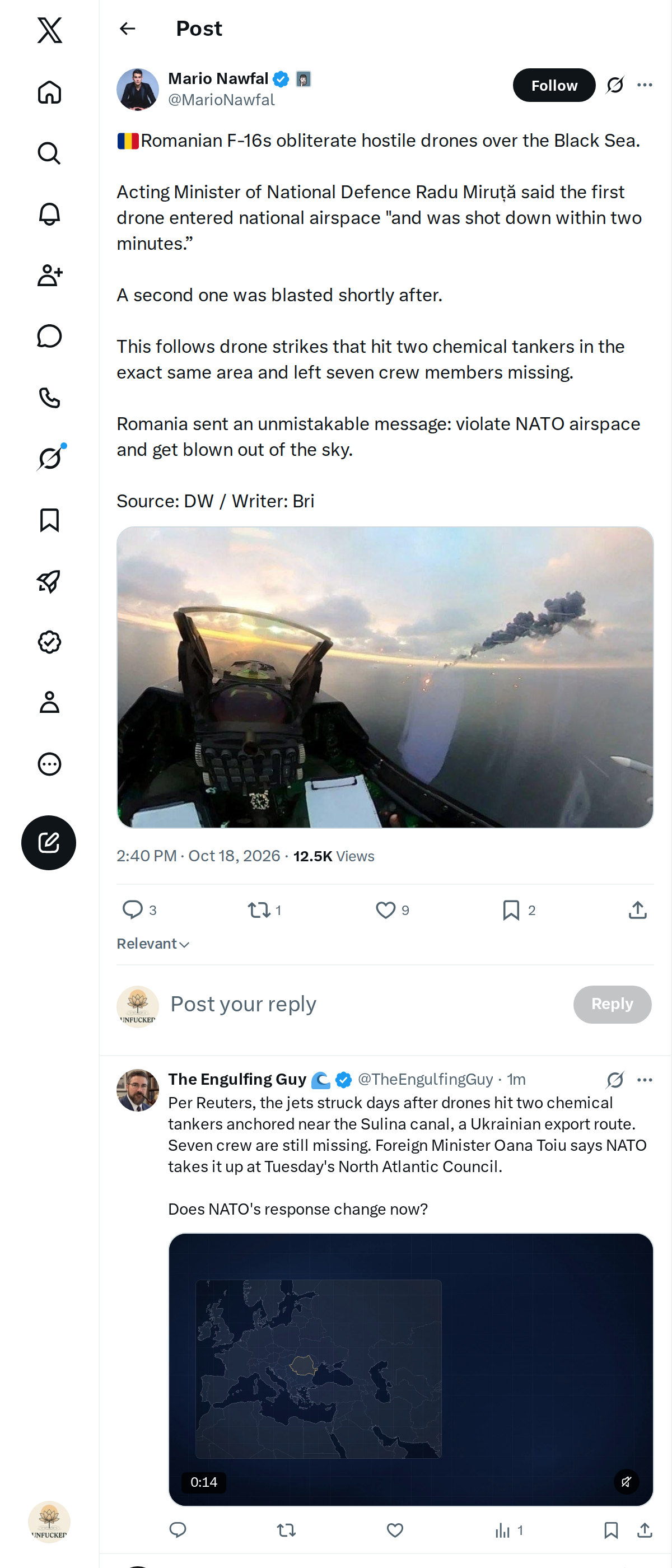 Snapshot 1 of @MarioNawfal's post from 2026-10-18