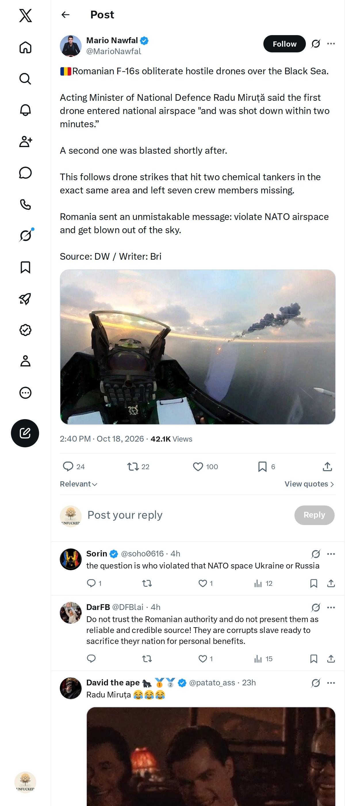 Snapshot 2 of @MarioNawfal's post from 2026-10-18