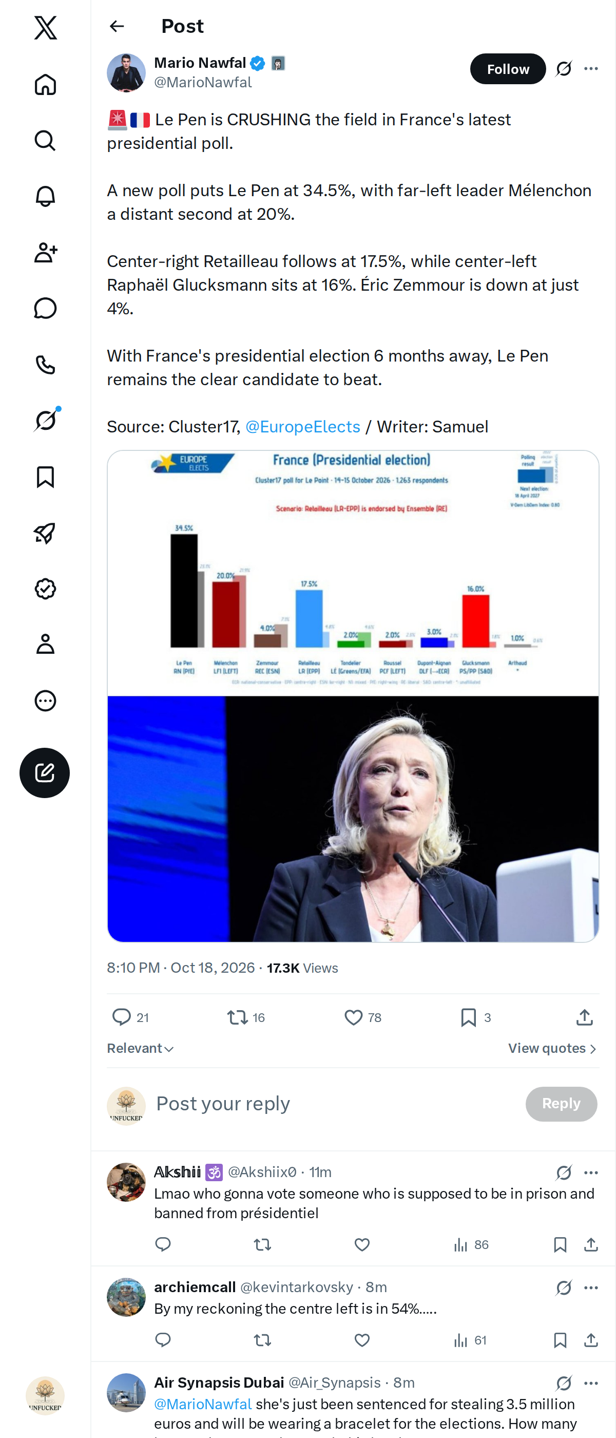 Snapshot 1 of @MarioNawfal's post from 2026-10-18