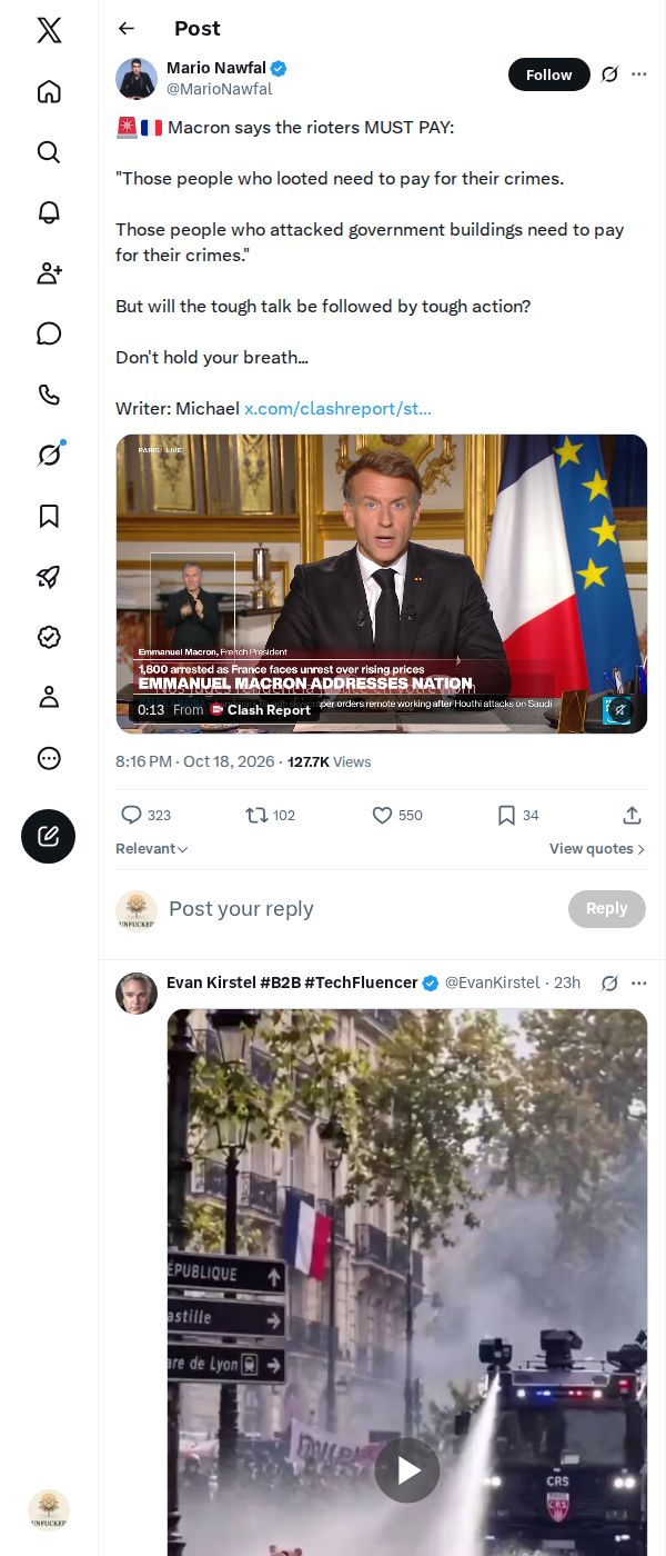 Snapshot 2 of @MarioNawfal's post from 2026-10-18