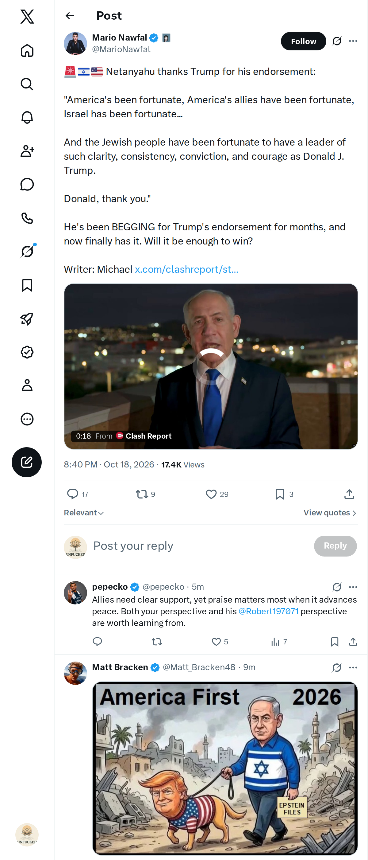 Snapshot 1 of @MarioNawfal's post from 2026-10-18