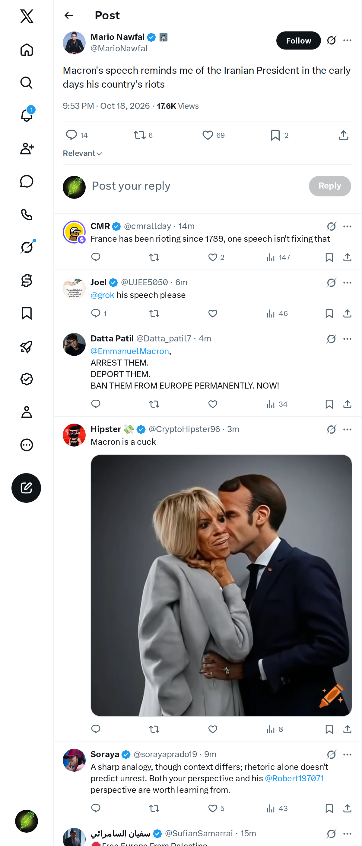 Snapshot 1 of @MarioNawfal's post from 2026-10-18