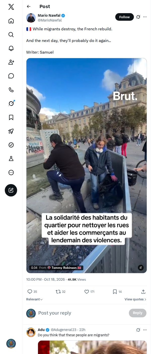 Snapshot 2 of @MarioNawfal's post from 2026-10-18