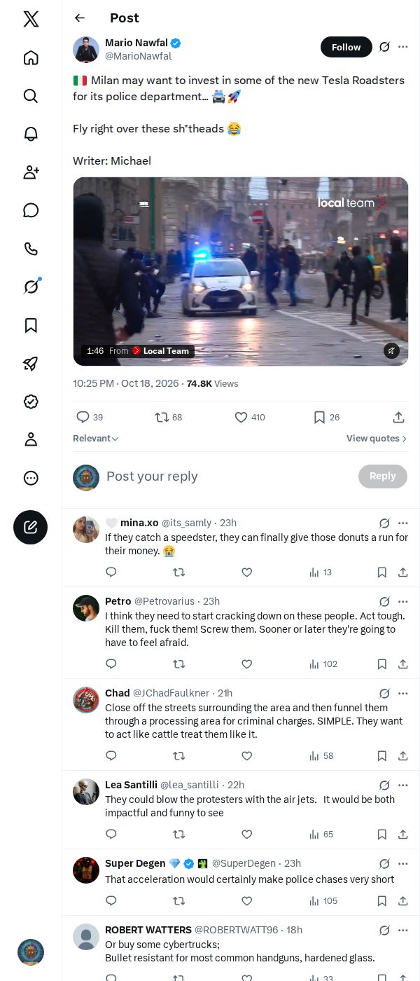 Snapshot 2 of @MarioNawfal's post from 2026-10-18