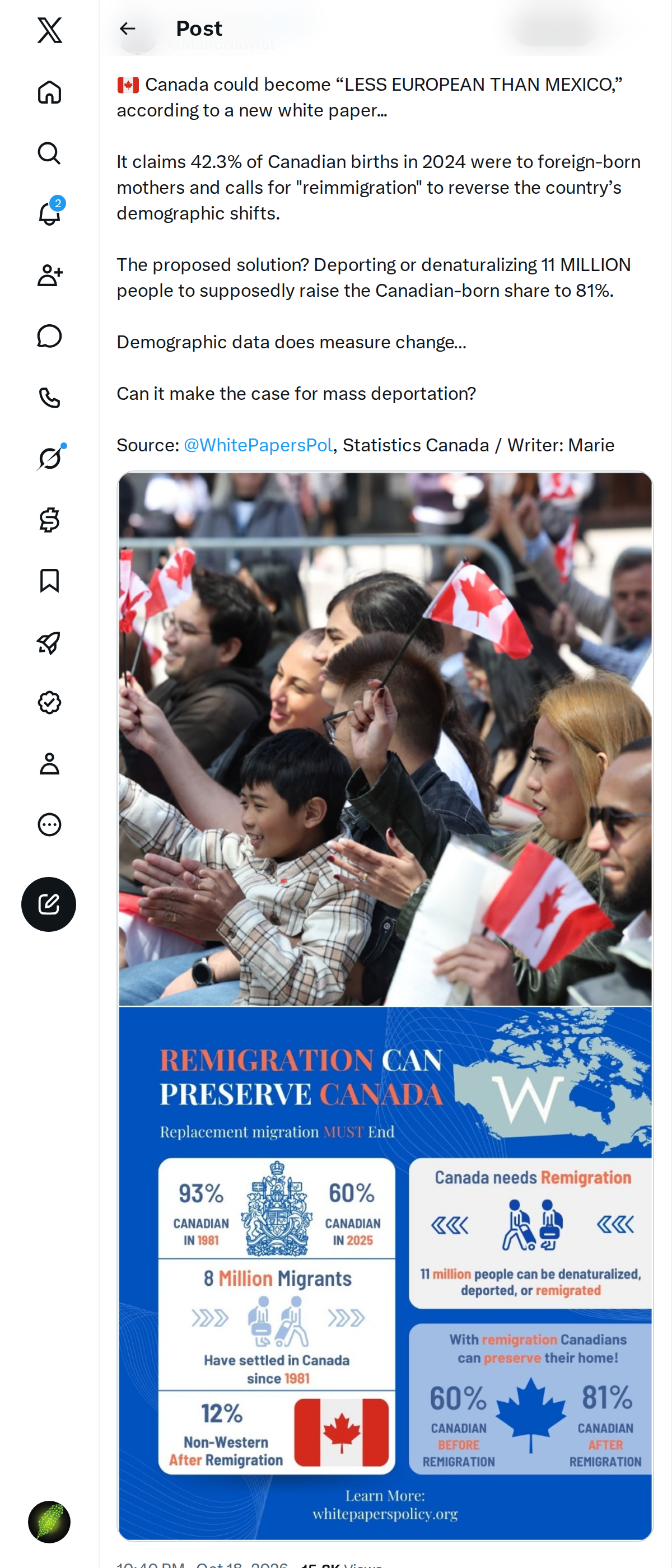 Snapshot 1 of @MarioNawfal's post from 2026-10-18