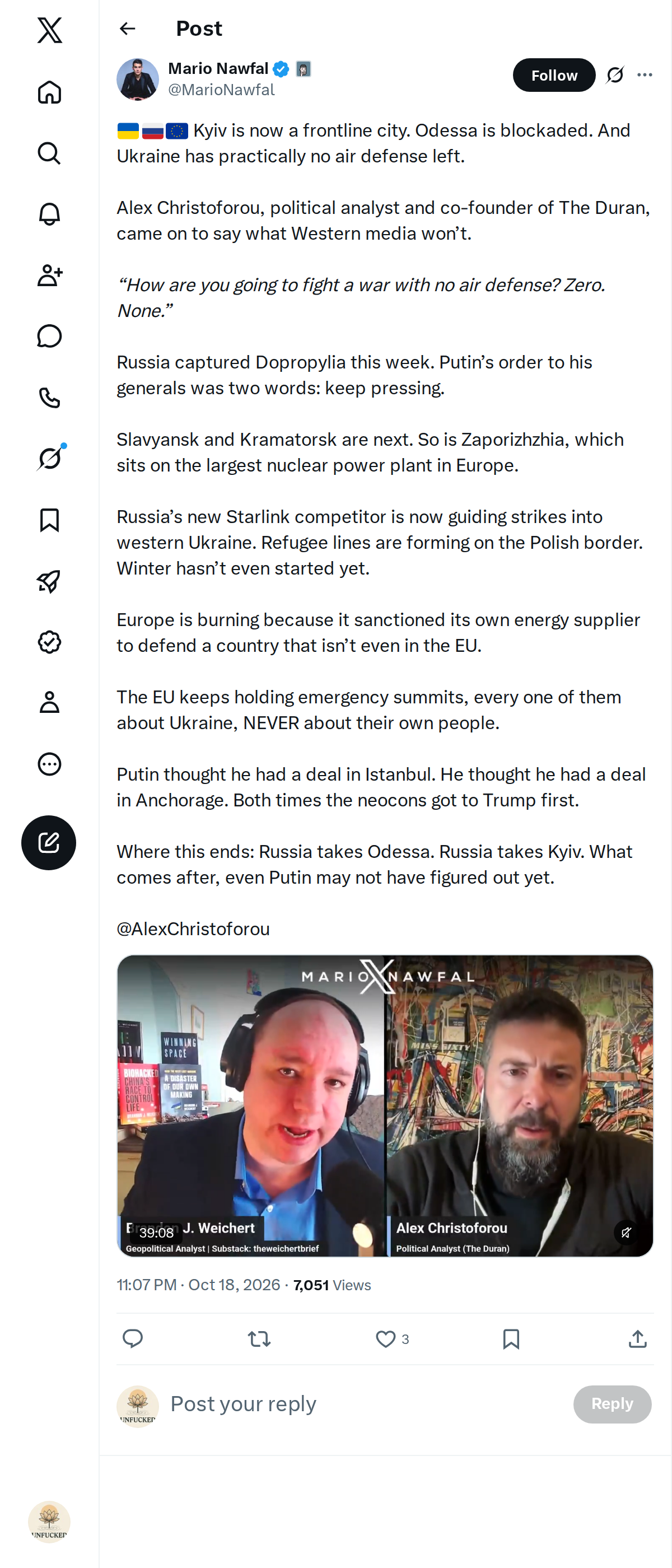 Snapshot 1 of @MarioNawfal's post from 2026-10-18