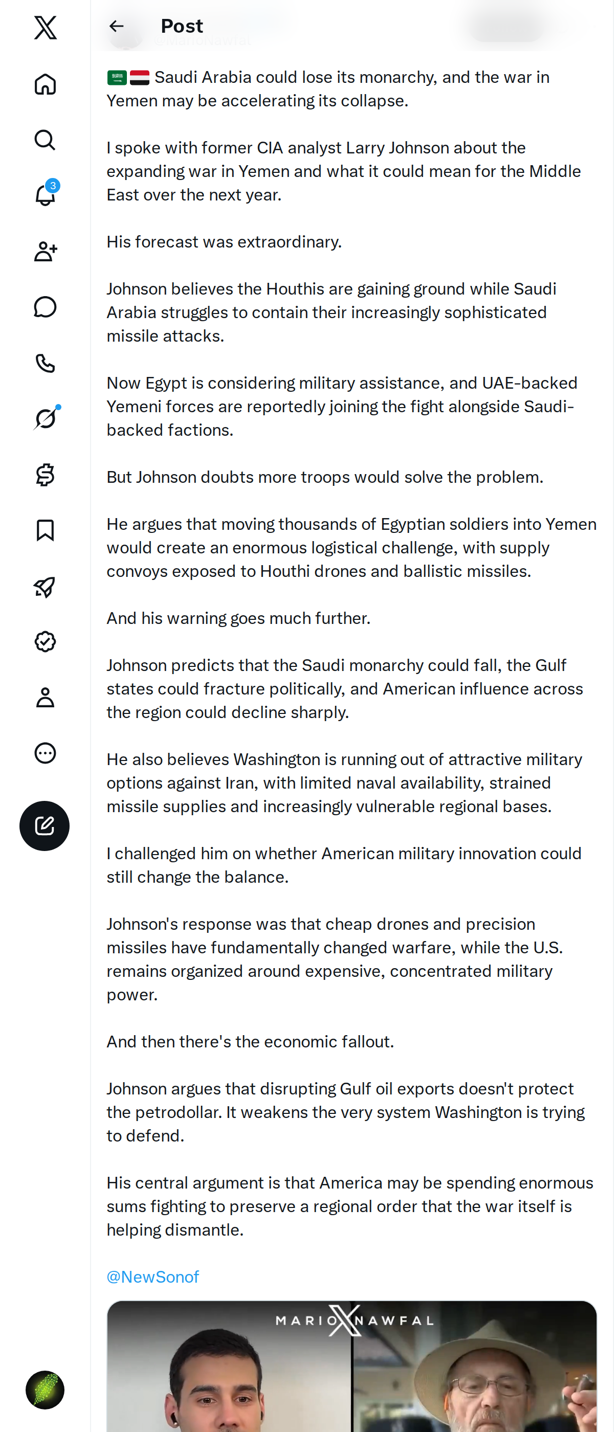 Snapshot 1 of @MarioNawfal's post from 2026-10-18